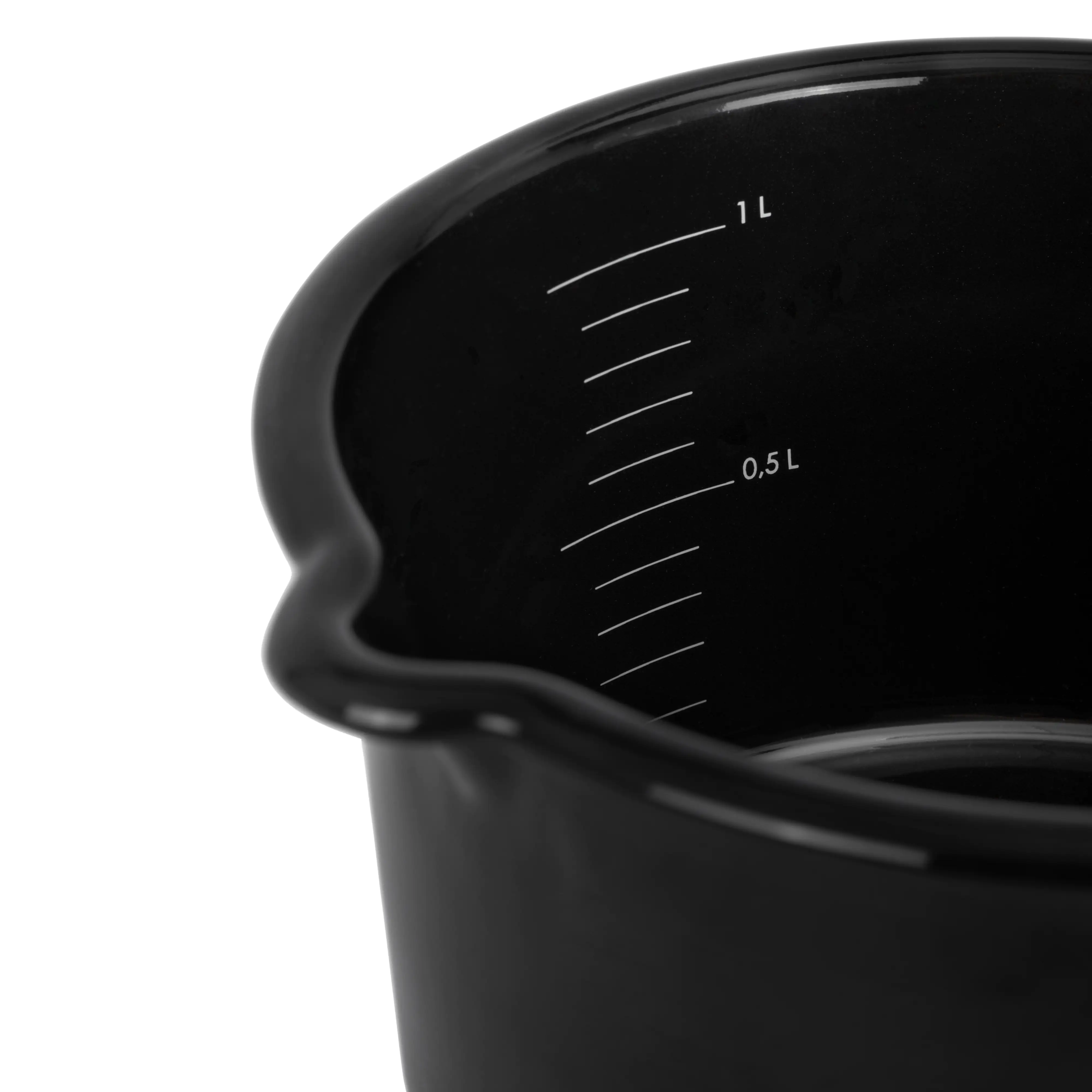 Petromax Stieltopf Emaille 1 Liter schwarz