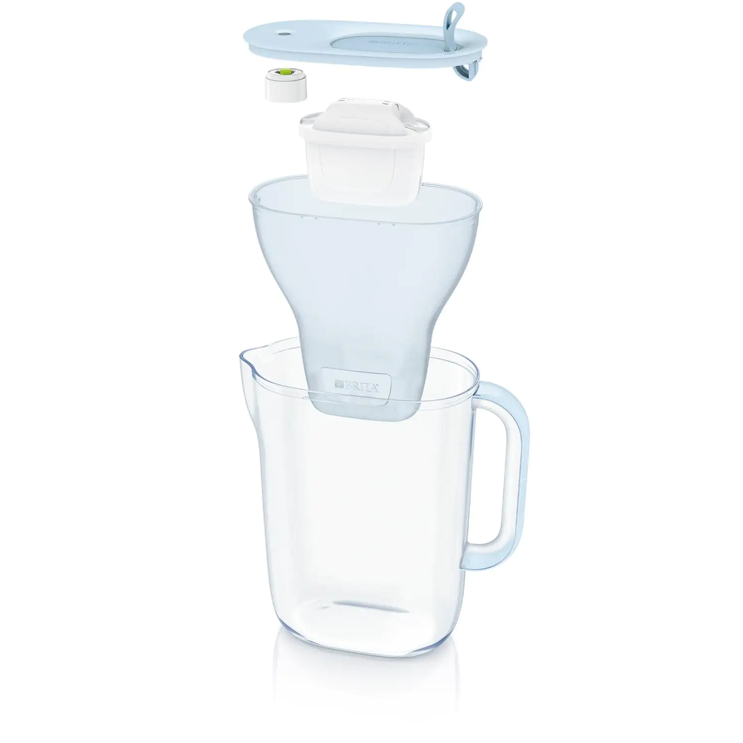 Brita Tischwasserfilter Style eco blau, 2,4 l Füllmenge