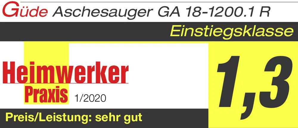 Güde Aschesauger GA 18-1200.1R 230 V, 1200 W, 18 l
