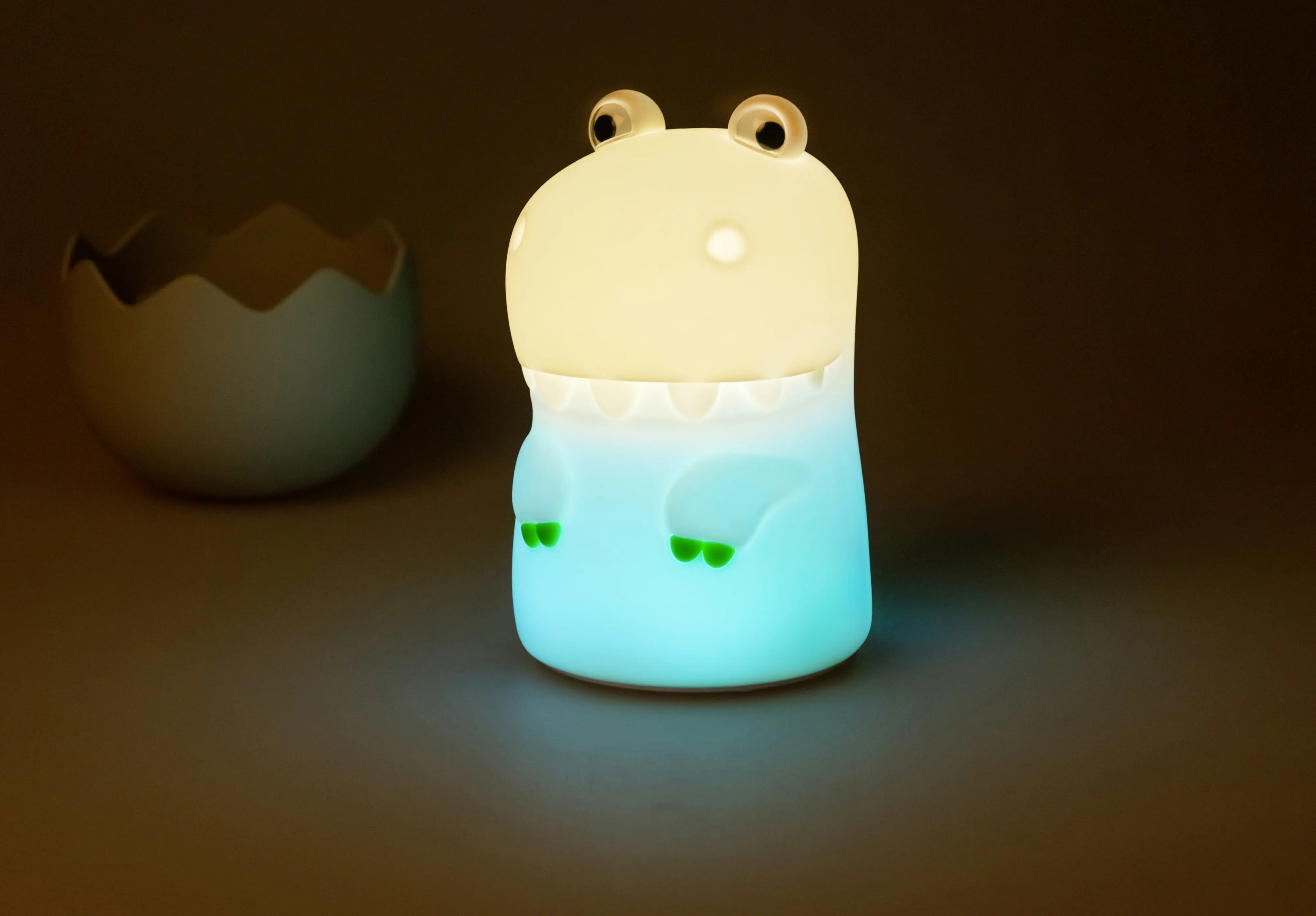 Megalight LED Deko Licht Diggy Dino 3W, 1.500mAh, weiß, grün