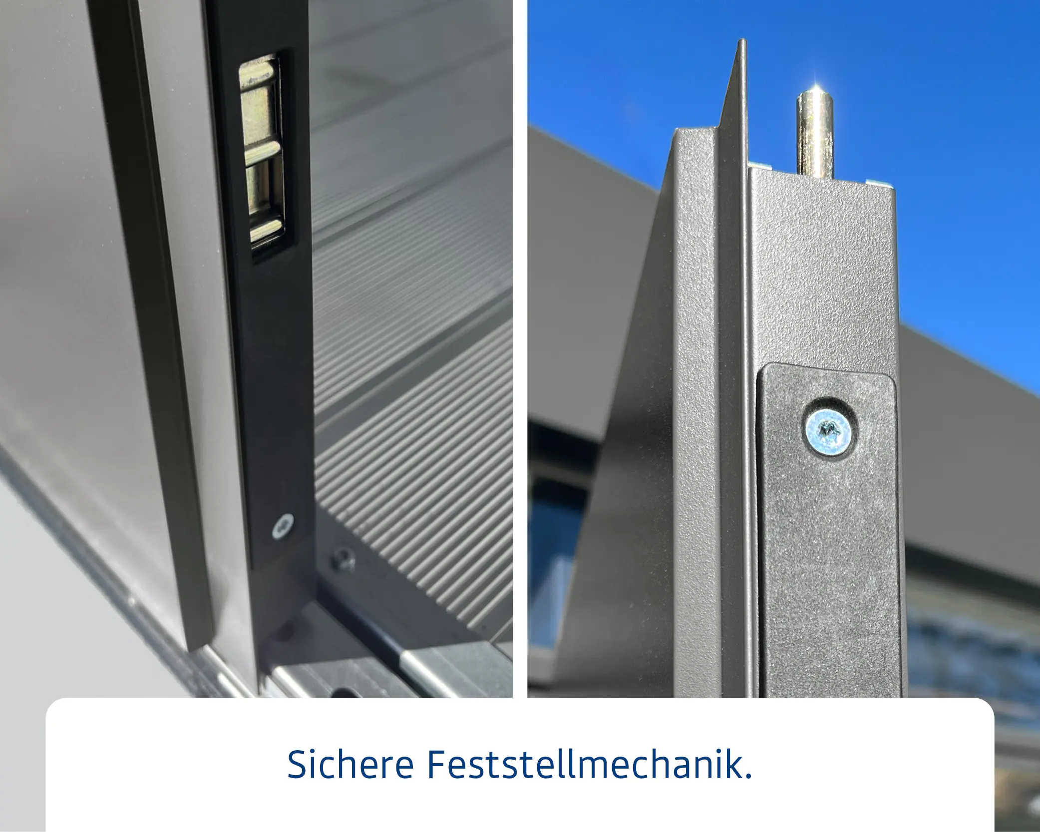 EcoStar Metallgerätehaus Euroline EFD6 LB graualuminium 214 x 262 cm 2-flg.