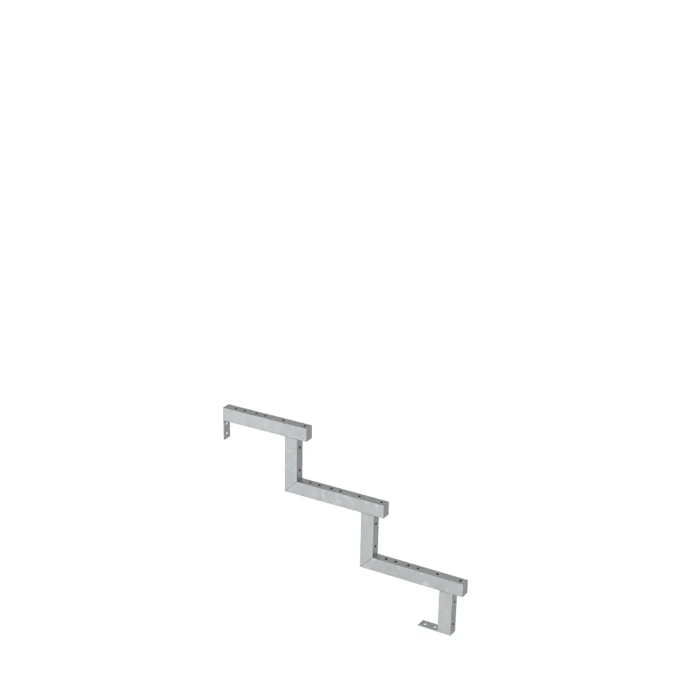 Plus Außentreppe Kiefer/Feuerverzinkt 3 Stufen 180 cm breit