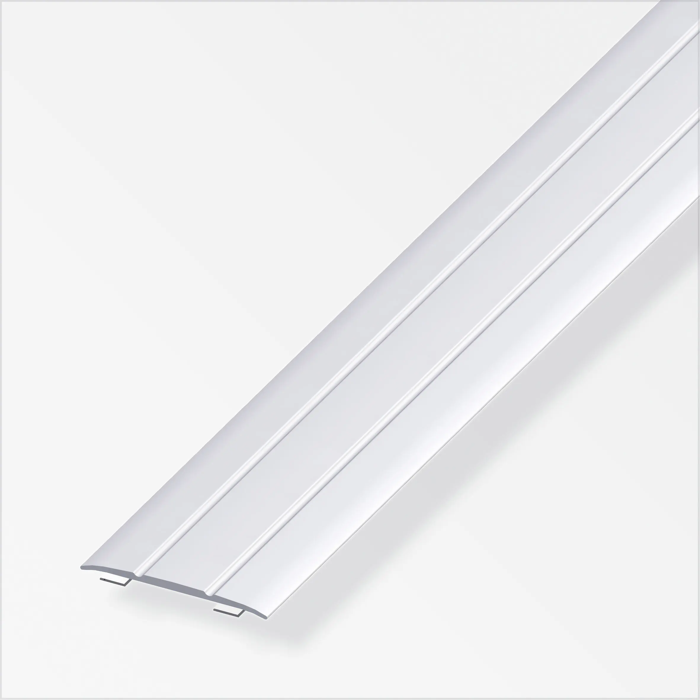 alfer Übergangsprofil 1 m, 37 x 2.5 mm Aluminium eloxiert silber