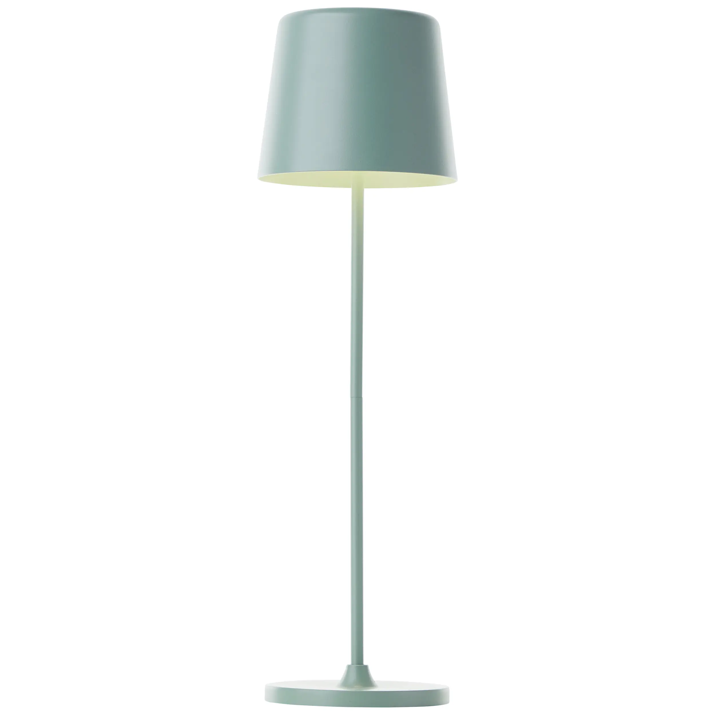 Brilliant LED Akku-Tischlampe Kaami 37 cm dimmbar USB-Kabel grün warmweiß