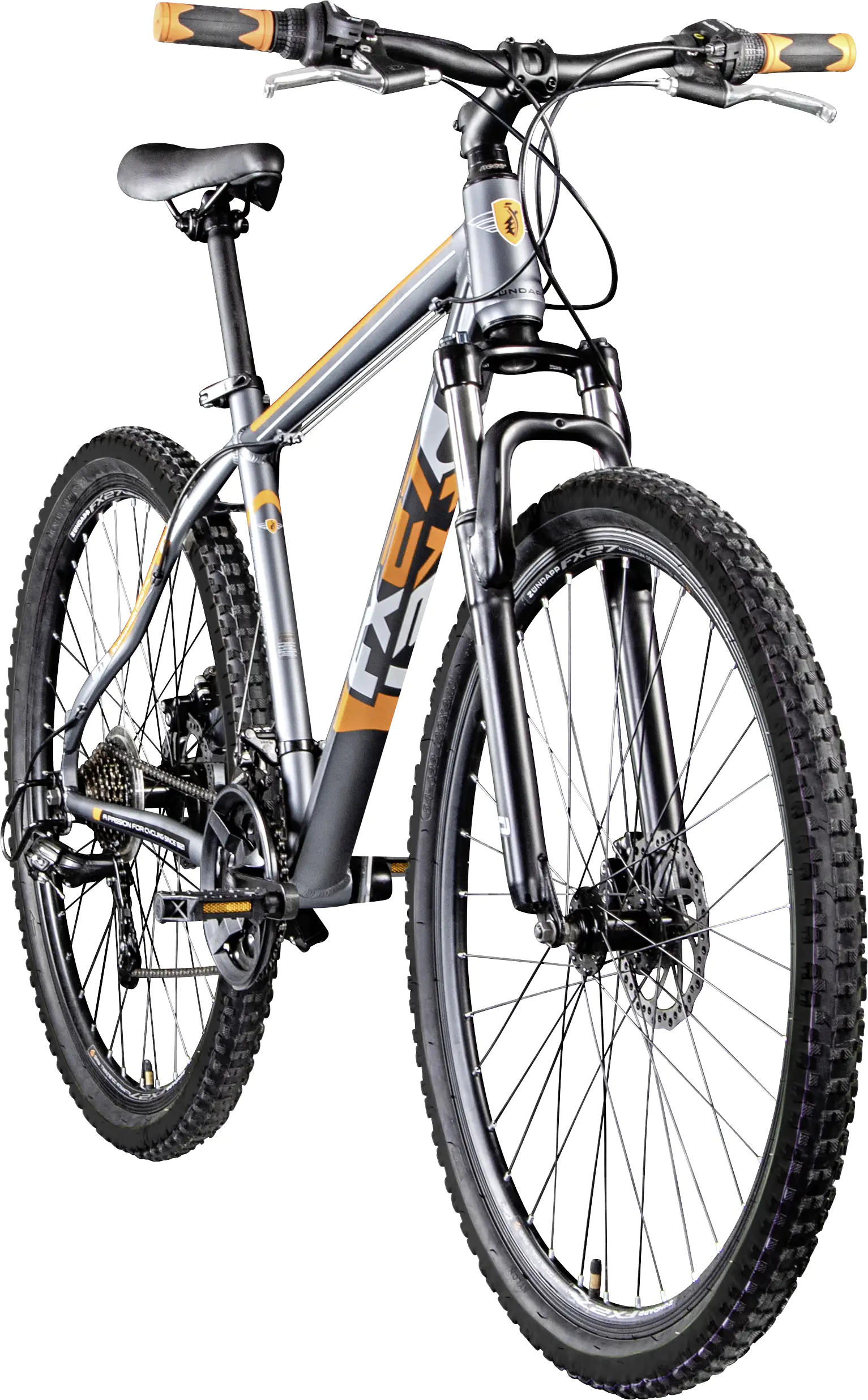 Zündapp Mountainbike FX27 27,5 Zoll RH 48 cm 21-Gang grau orange