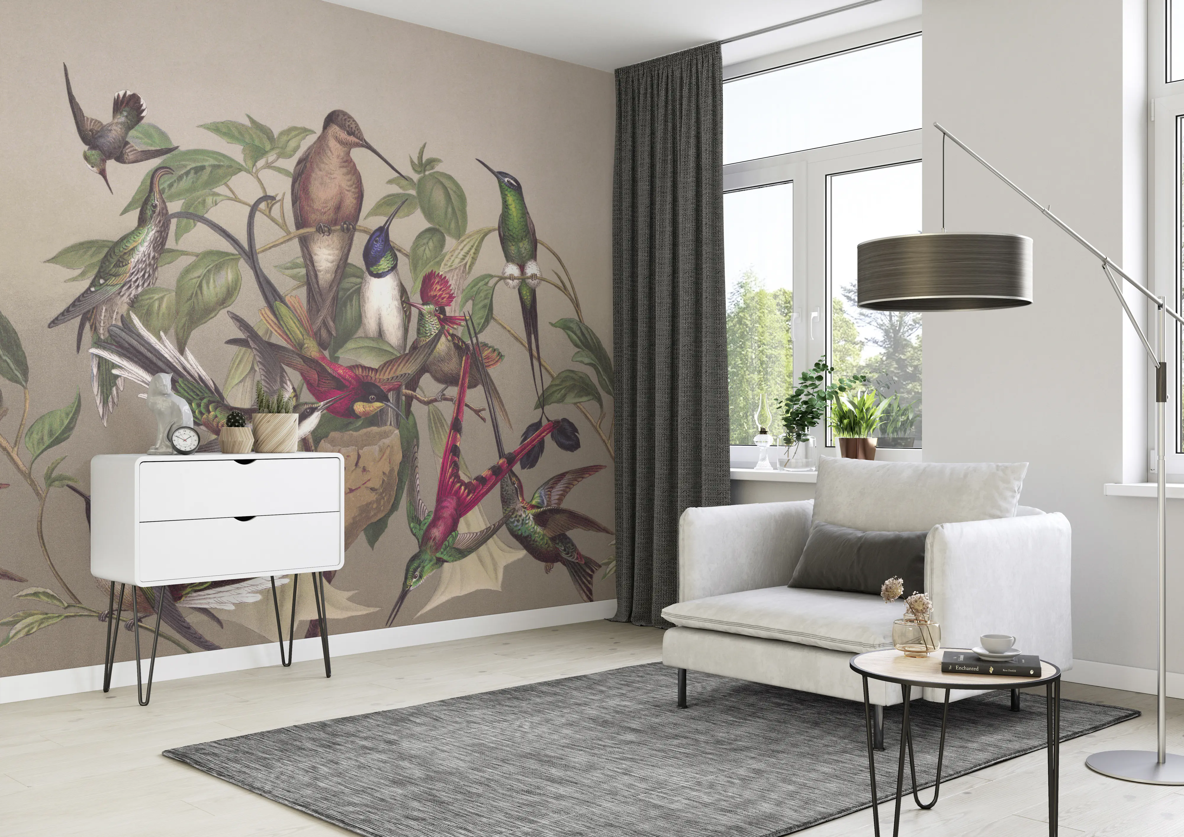 Rasch Vlies Fototapete 543568 Beige-Hellbeige Muster & Motive 3 m x 3,18 m