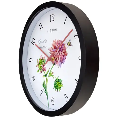 Nextime Außenwanduhr Knautia Ø 30 cm
