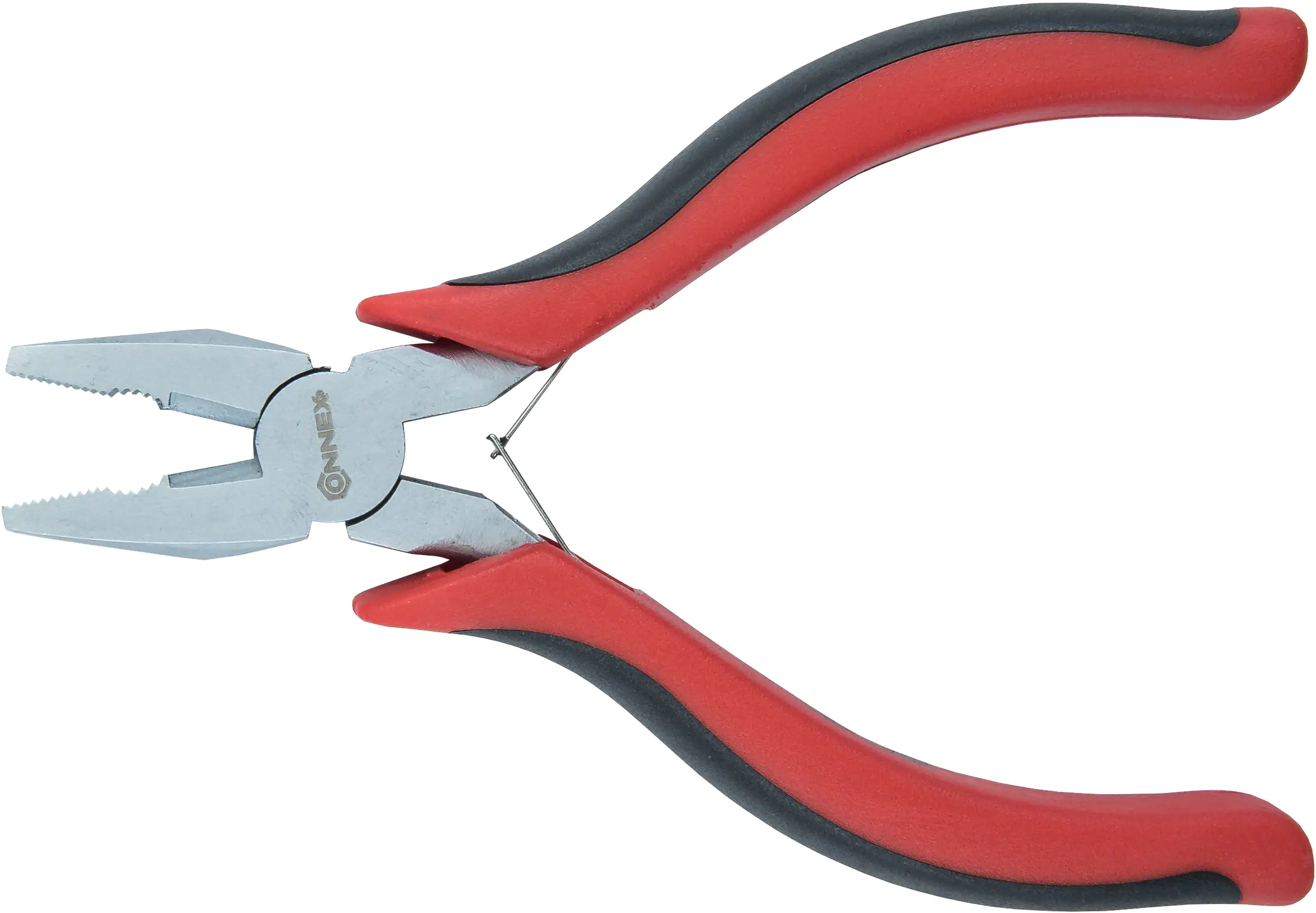 Connex Elektronik-Kombizange 120 mm mit Doppelfeder Zwei-Komponentengriffen