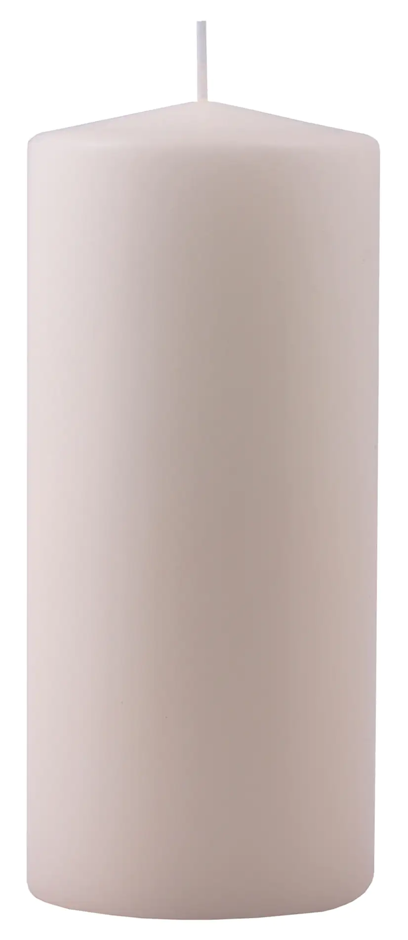 Diana Candles Stumpenkerze creme Höhe 15 cm, Ø 6,8 cm