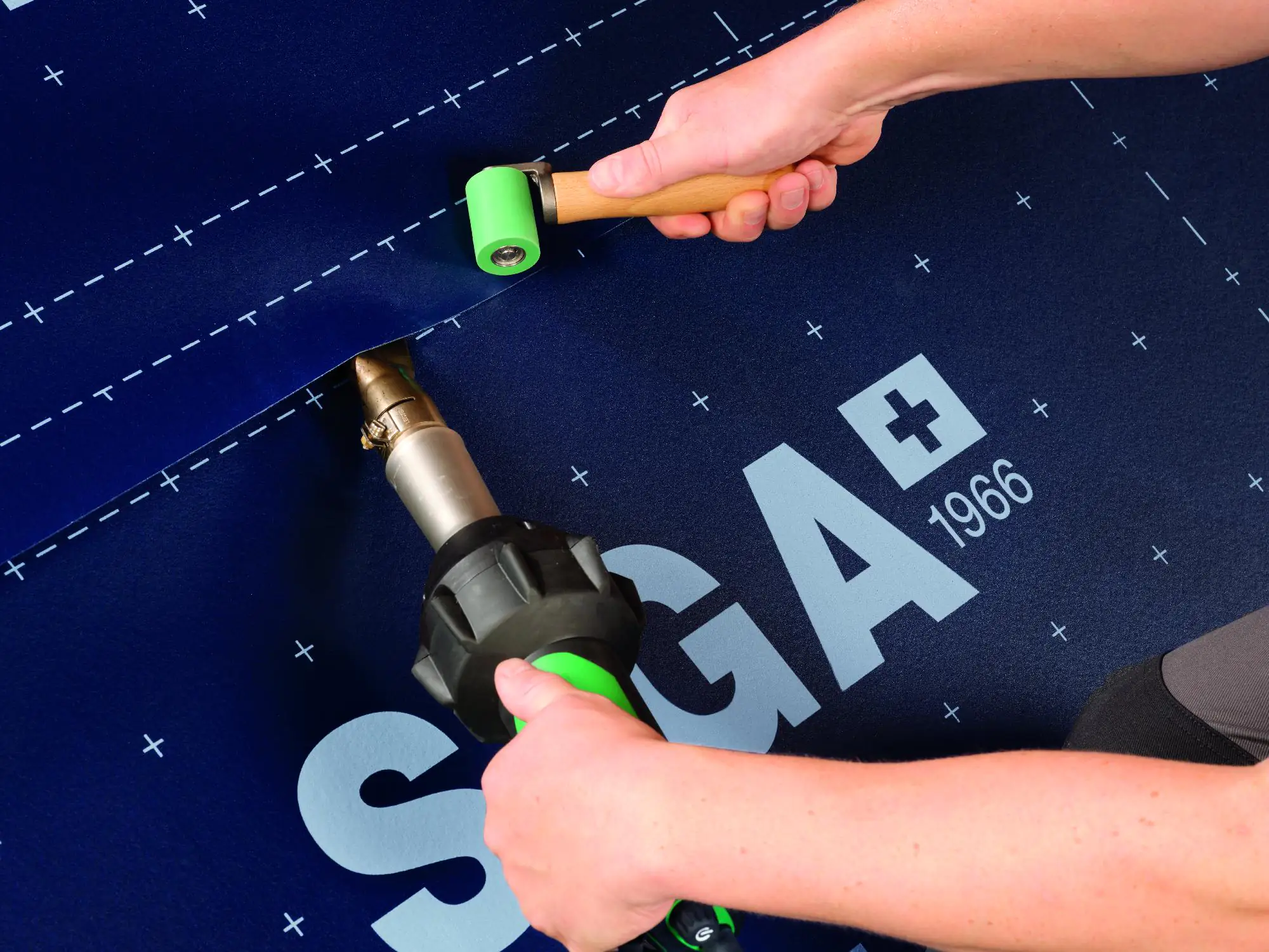 Siga Unterdeckbahn Majcoat 350 33 x 1,5 m = 50 m² blau