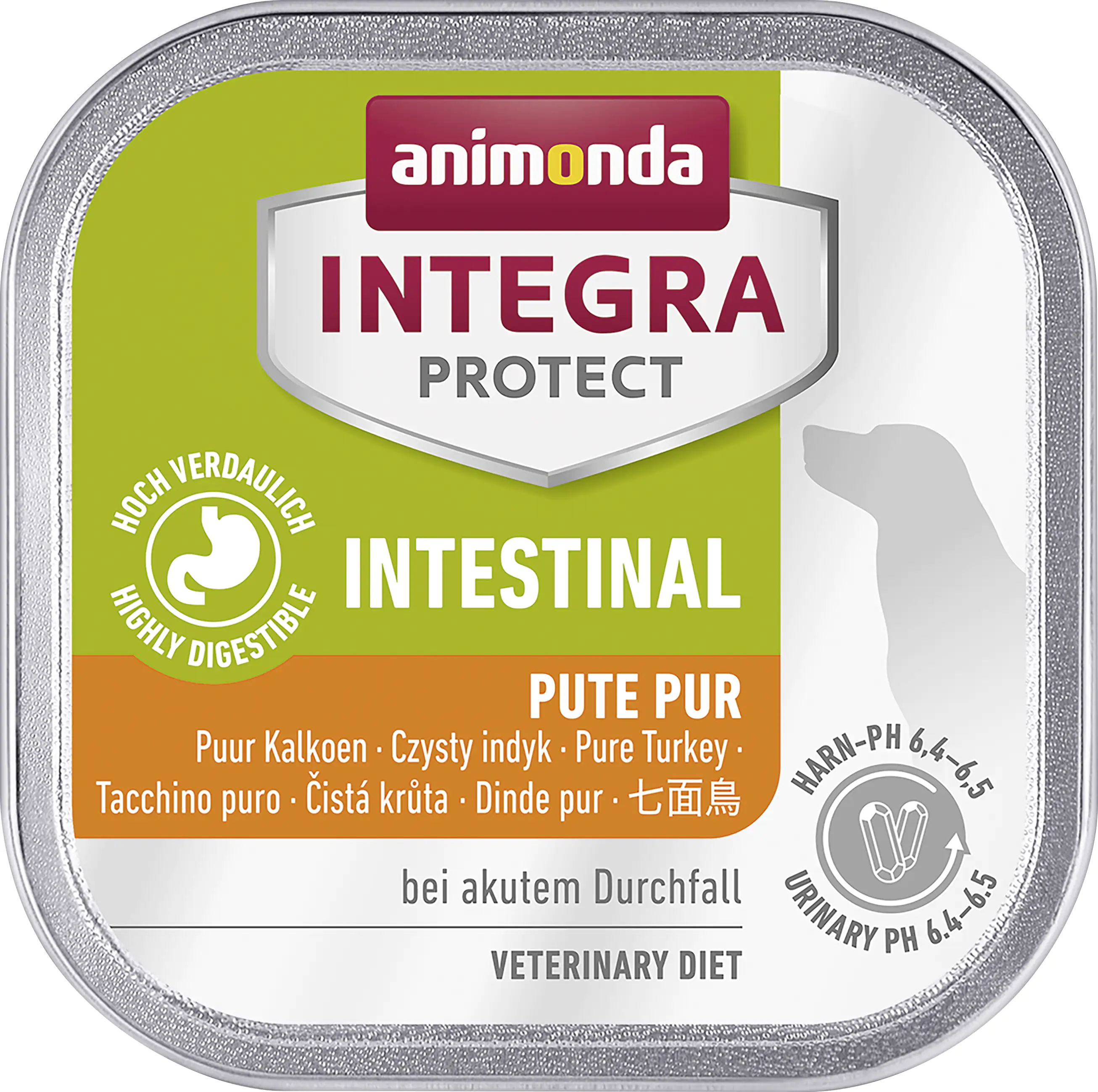 Animonda Integra Protect Hundenassfutter Adult 150 g Pute pur