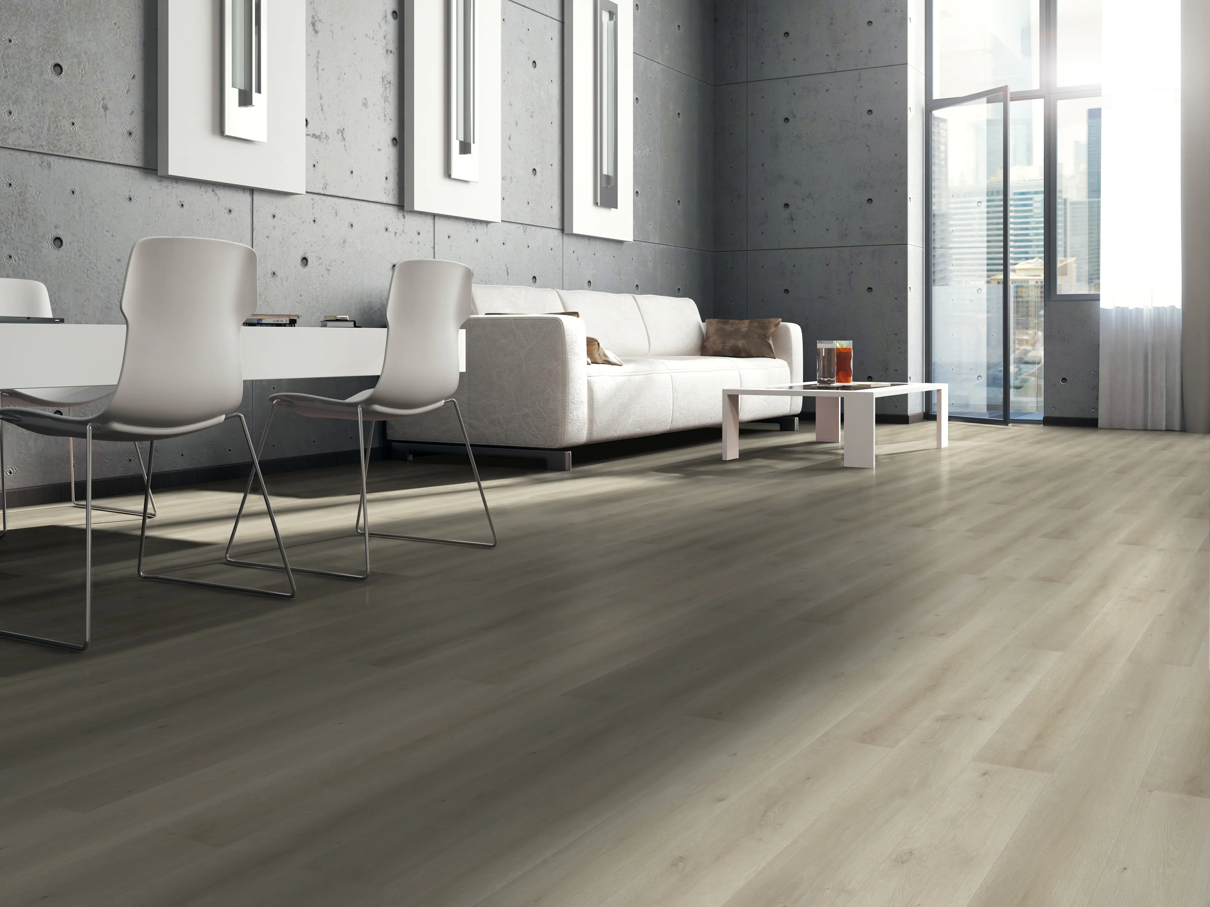 Classen Laminat Megaloc Aquaprotect 128,5 x 19,2 cm 8 mm Oak creme natural