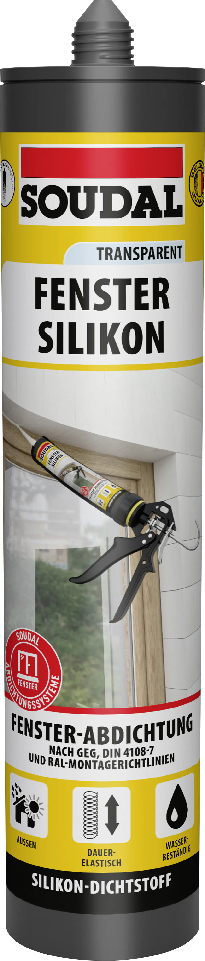 Soudal Fenster-Silikon transparent 300 ml