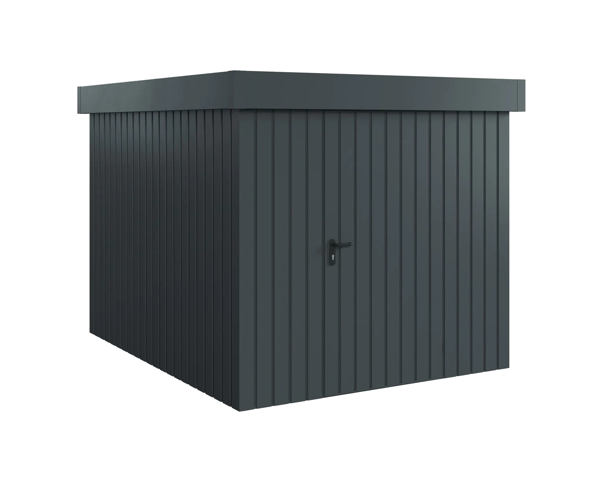 EcoStar Metallgerätehaus Euroline EFD6 anthrazit 214 x 262 cm 1-flg.