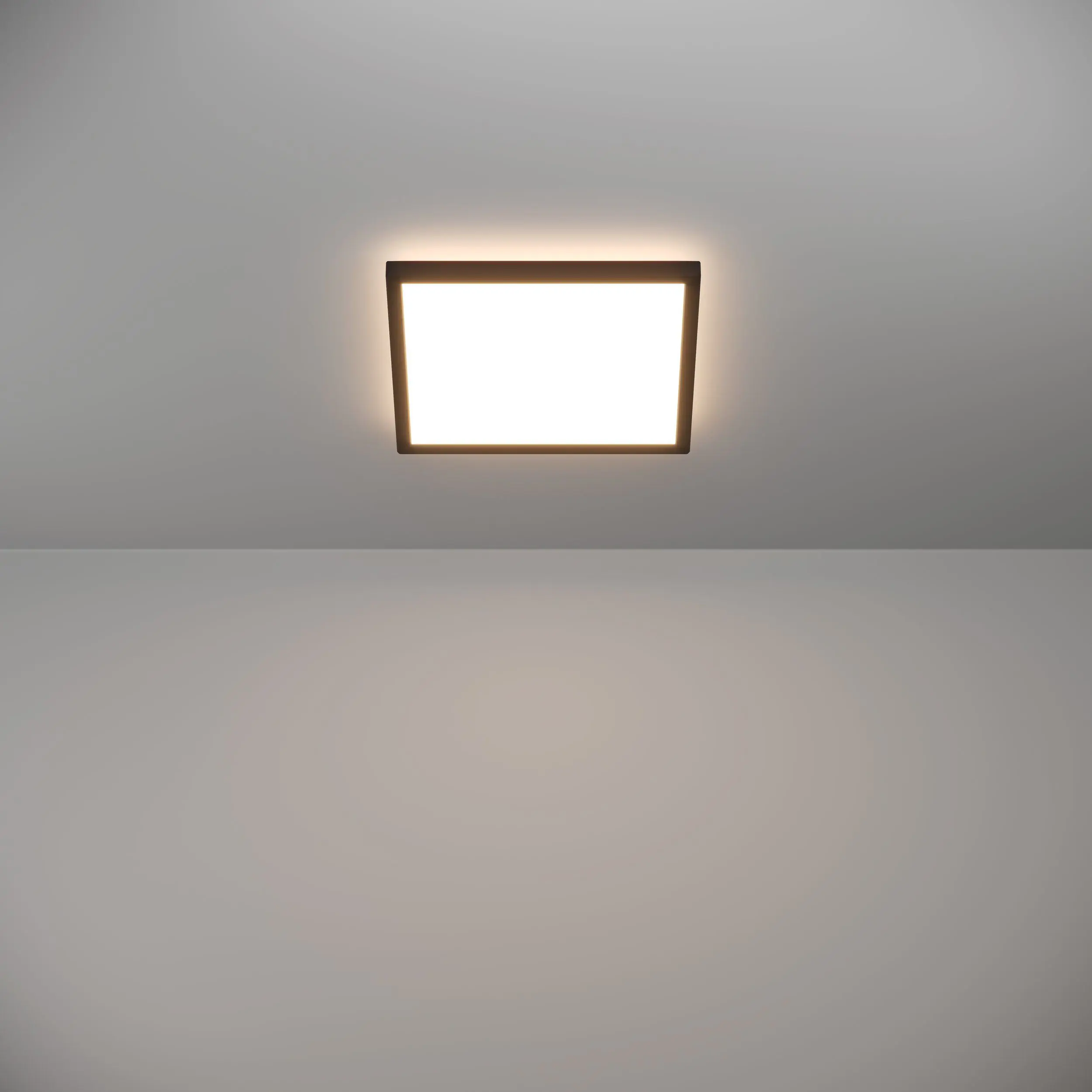 Eglo LED Deckenleuchte Rovito schwarz 29 x 29 cm warmweiß-kaltweiß