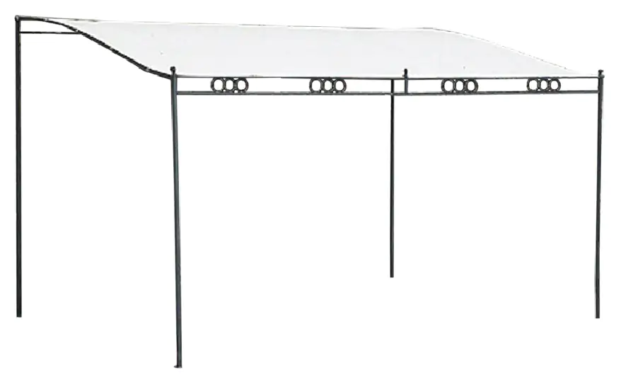 TrendLine Ersatzdach Pavillon Costa Rica 300 x 300 cm weiß