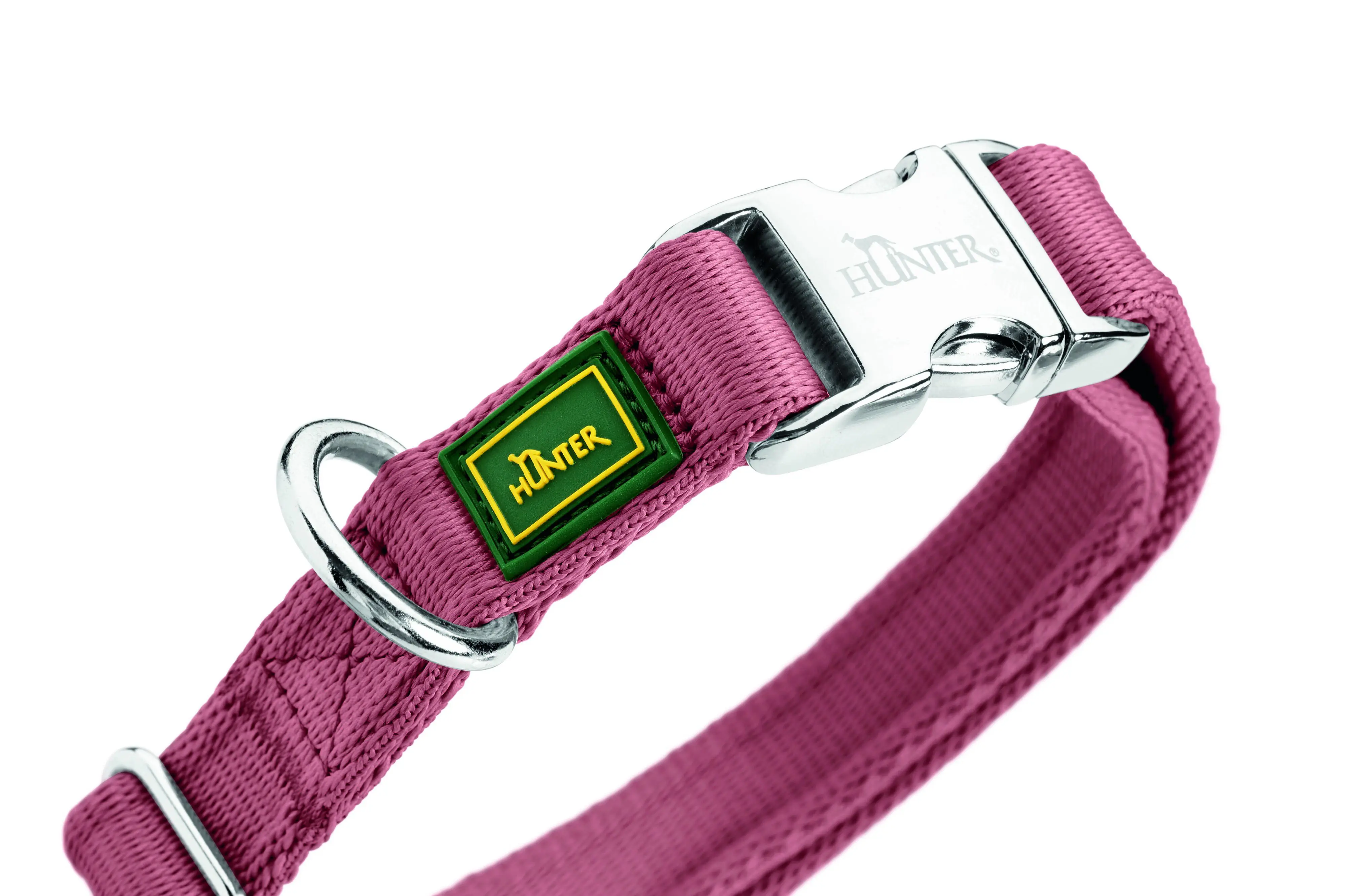 Hunter Hundehalsband Inari Alu-Strong M pastellrot