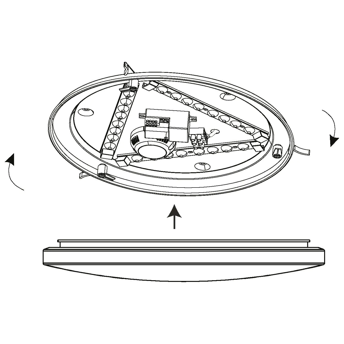Eglo LED Deckenleuchte Frania-M weiß Ø 33 cm mit Sensor
