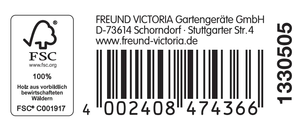 Freund Victoria Standard Holsteiner Schaufel rot lackiert