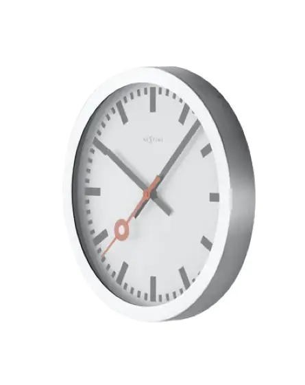 Nextime Tisch- Wanduhr Station Stripe Index Ø 35 cm