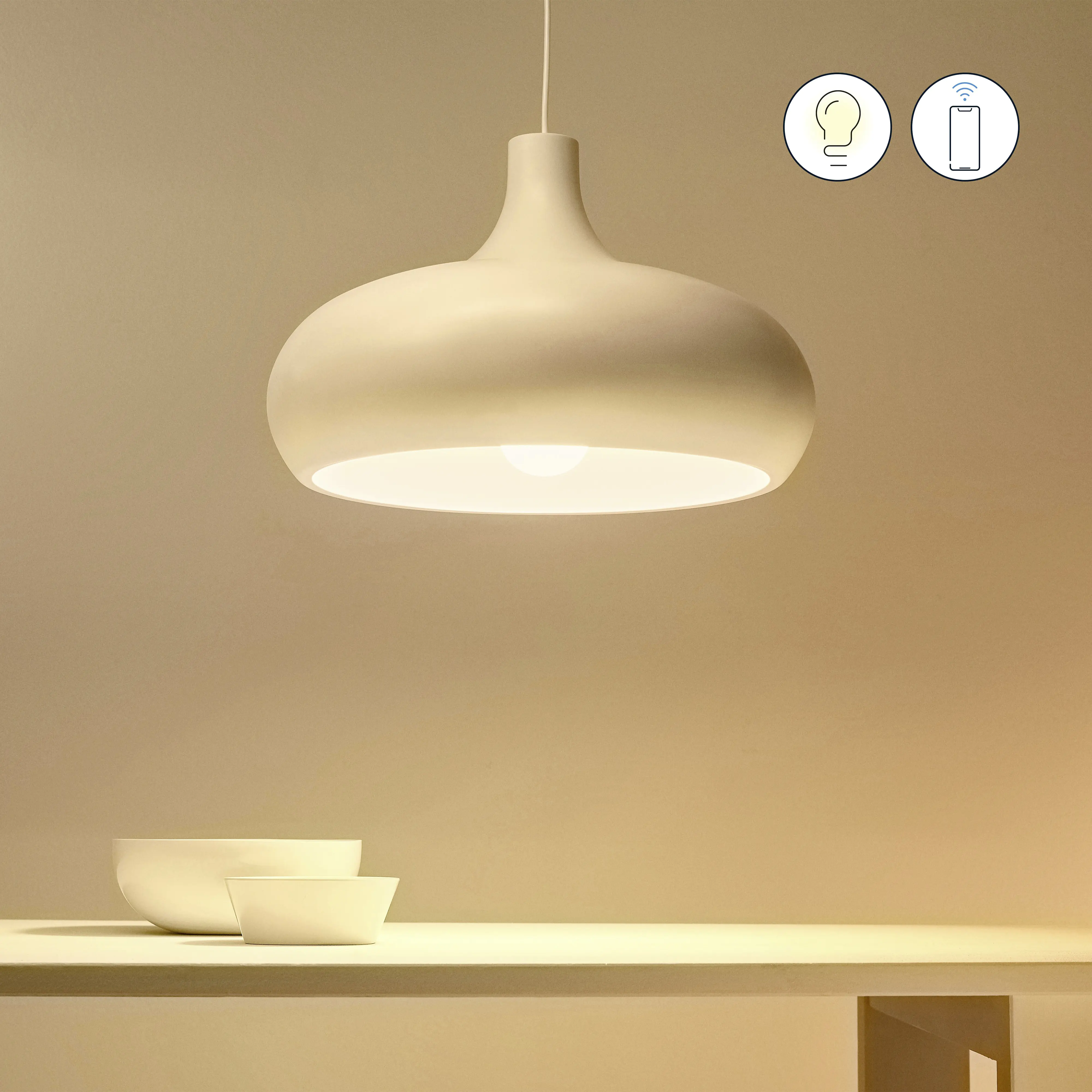 WIZ LED-Leuchtmittel Birnenform A67 E27 13W warmweiß bis kaltweiß smart CCT