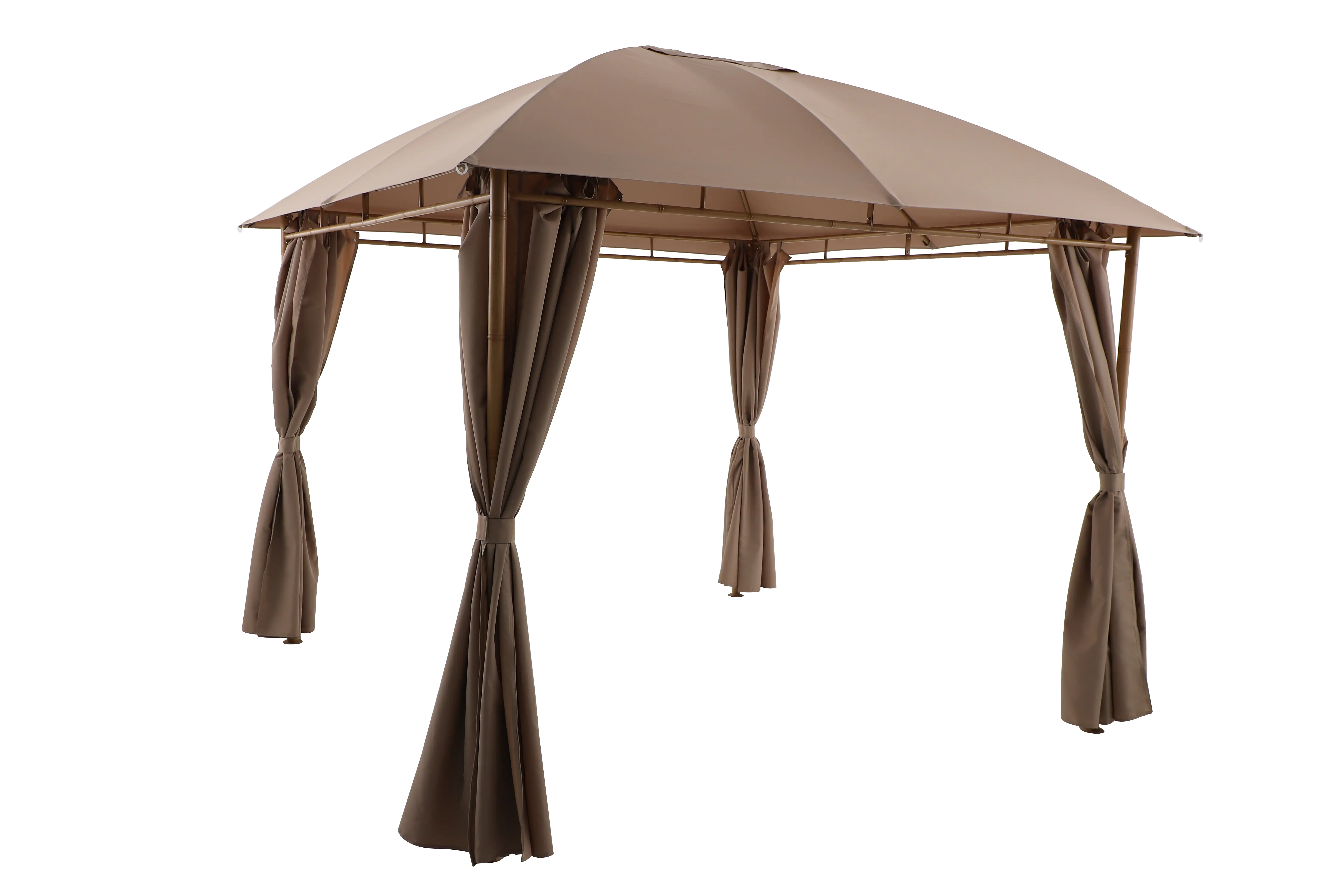 Primaster Ersatzdach für Pavillon Bambus 300 x 300 cm braun