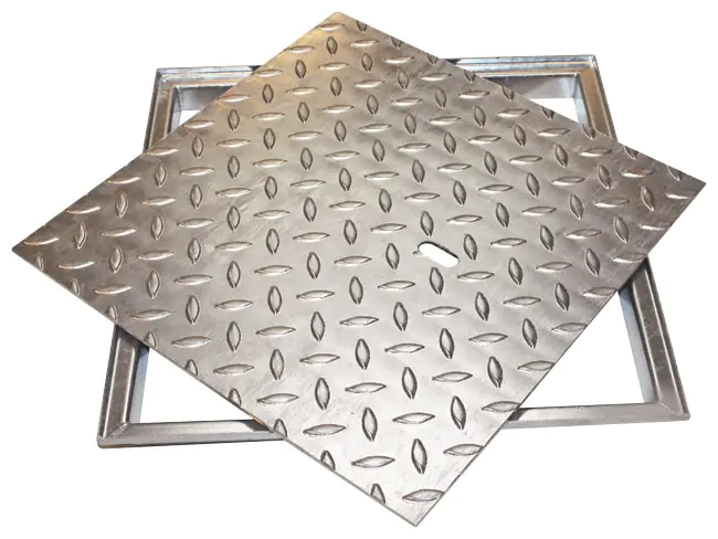 ACO Access Cover Schachtabdeckung Easy stahl verzinkt 50 x 50 x 3,6 cm