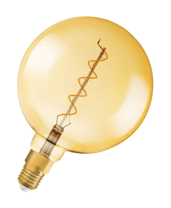 Osram LED Leuchtmittel Globe Vintage 1906 E27 4W warmweiß, amber