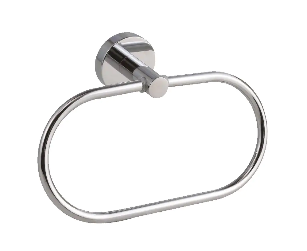 tesa Handtuchring Smooz oval, hochglanz-verchromt