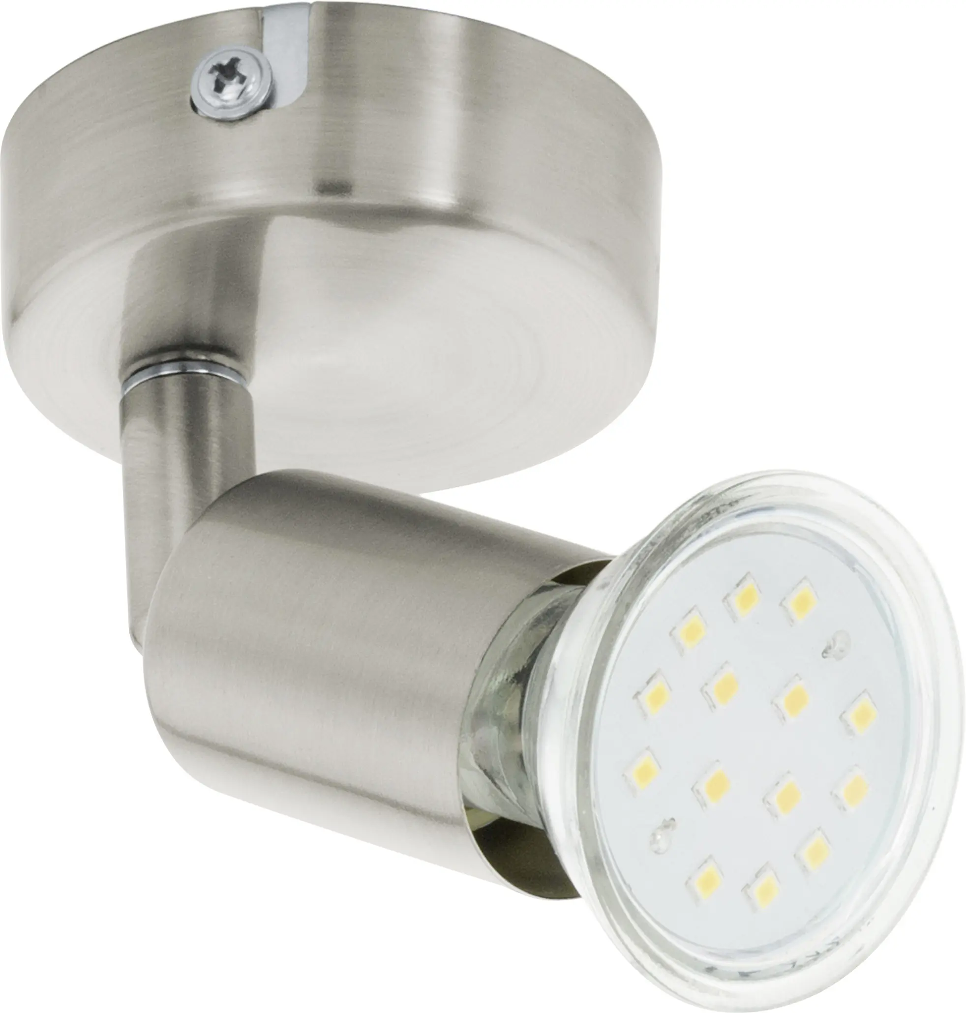 Eglo 1er LED Spot Buzz nickel-matt Ø 6 cm GU10