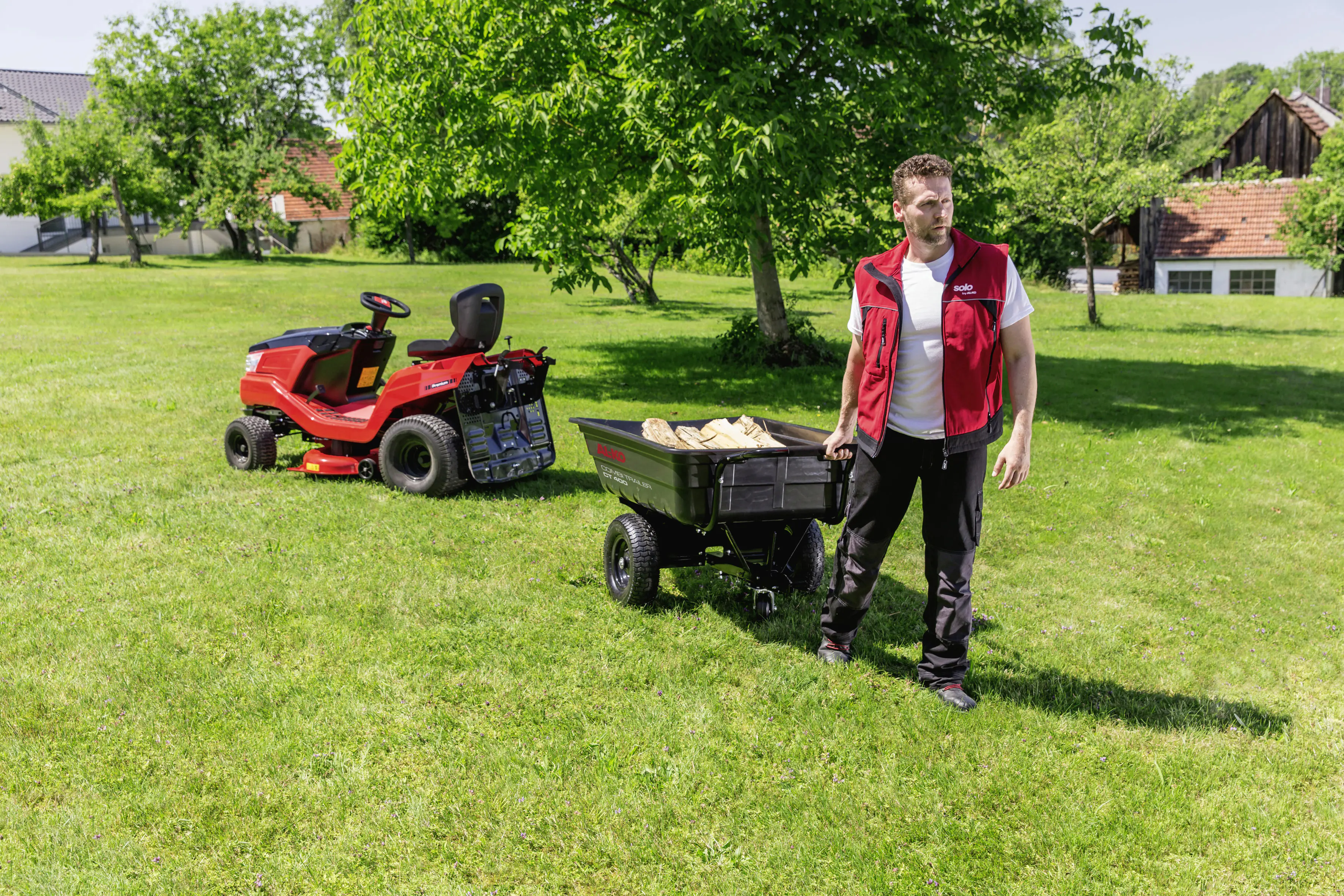 AL-KO Rasentraktor-Anhänger Combi Trailer CT 400 für Traktoren
