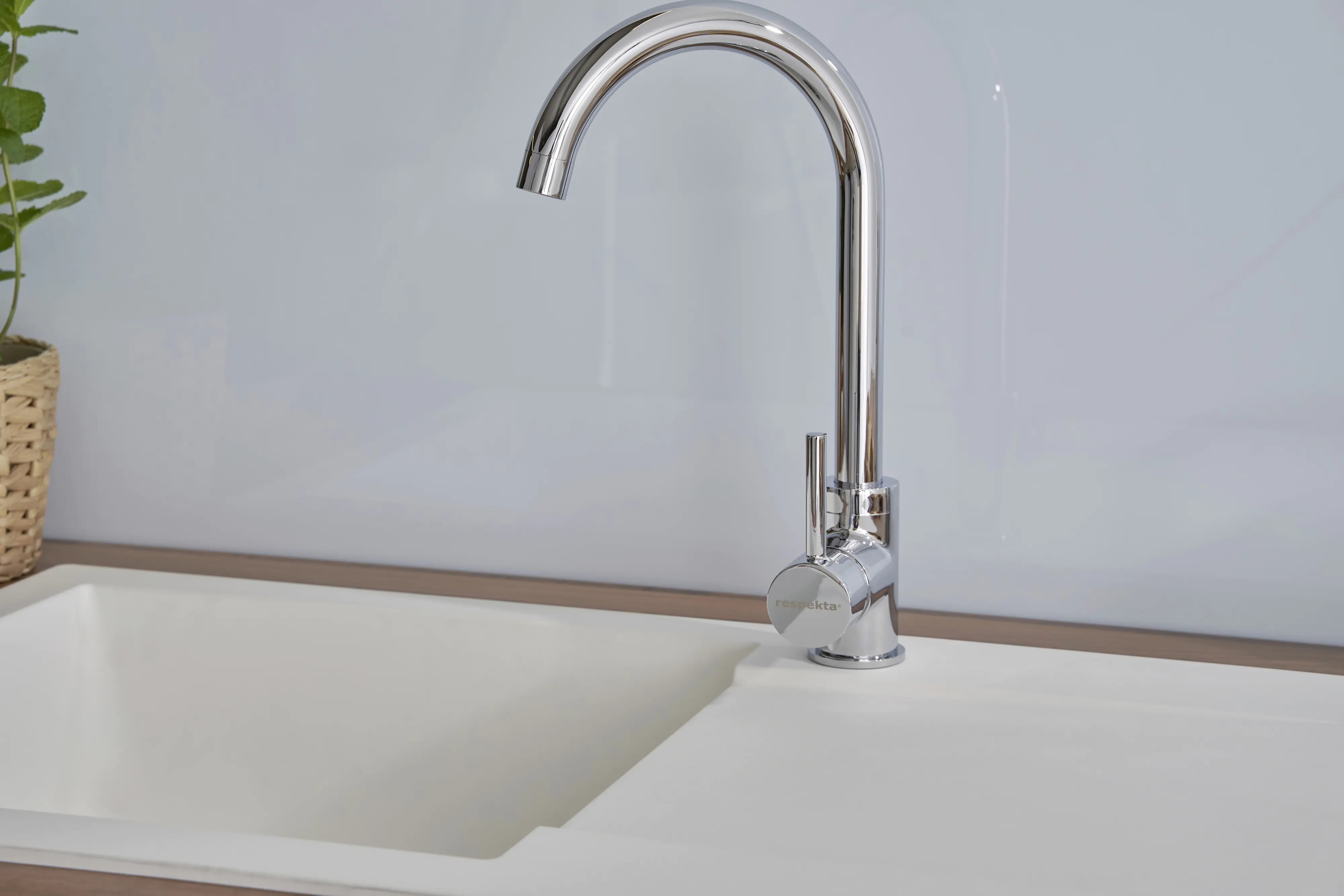 respekta Mineralite Einbauspüle DENVER78X44W