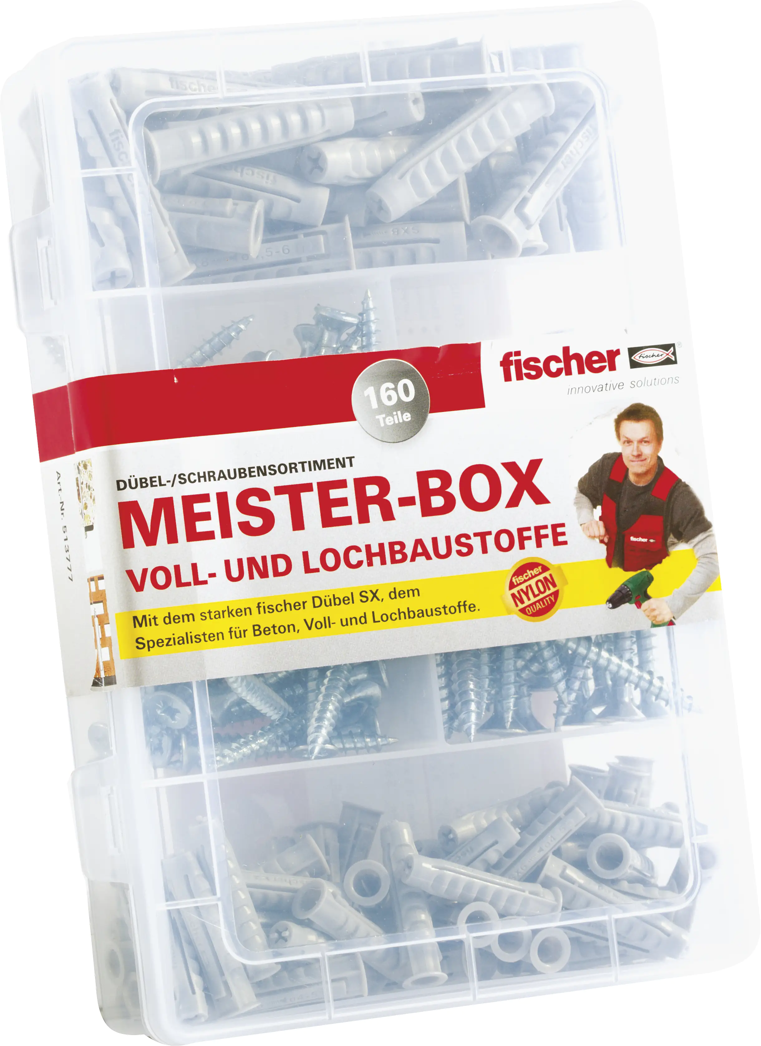 Fischer Dübel SX Meisterbox - 160 Stück