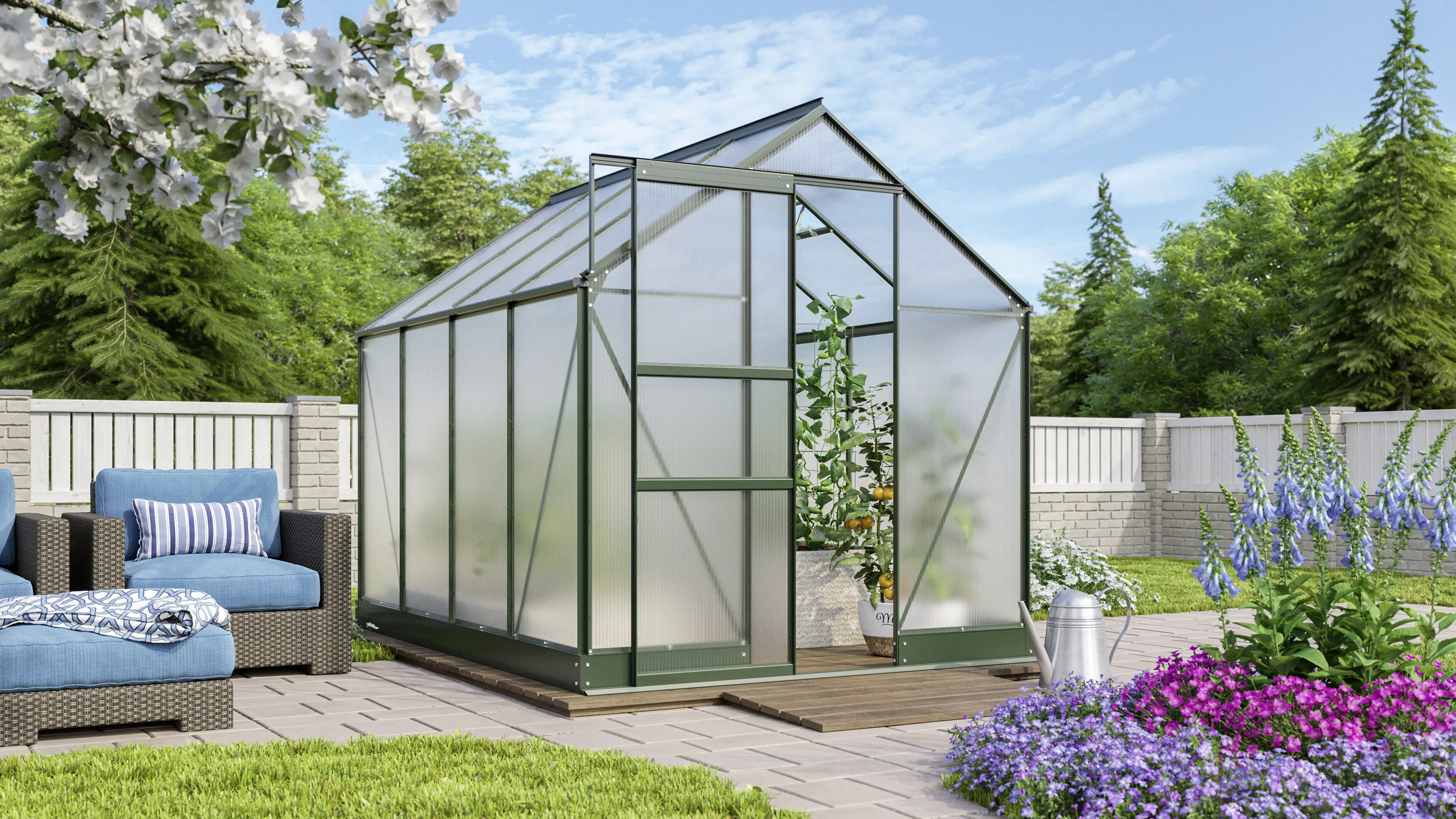 Vitavia Gewächshaus Apollo 5000 195 x 261 cm 6 mm HPK
