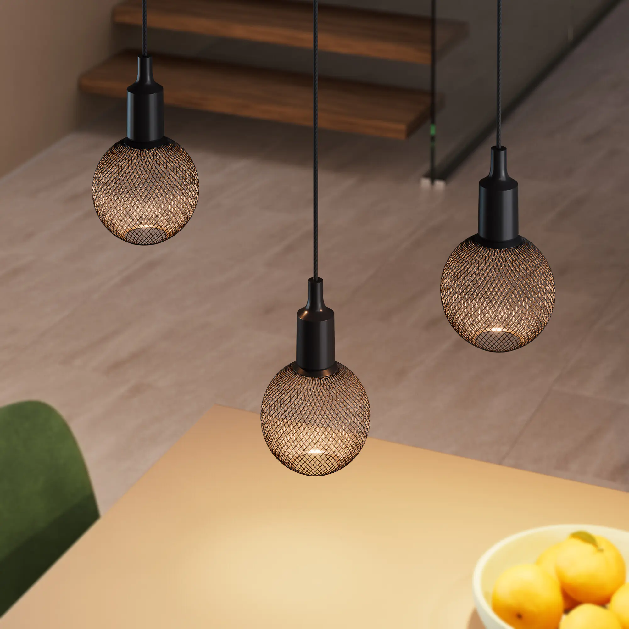 Osram LED Leuchtmittel Decor Flat Globe 125 schwarz 3,5W 827 matt E27 Non-DIM