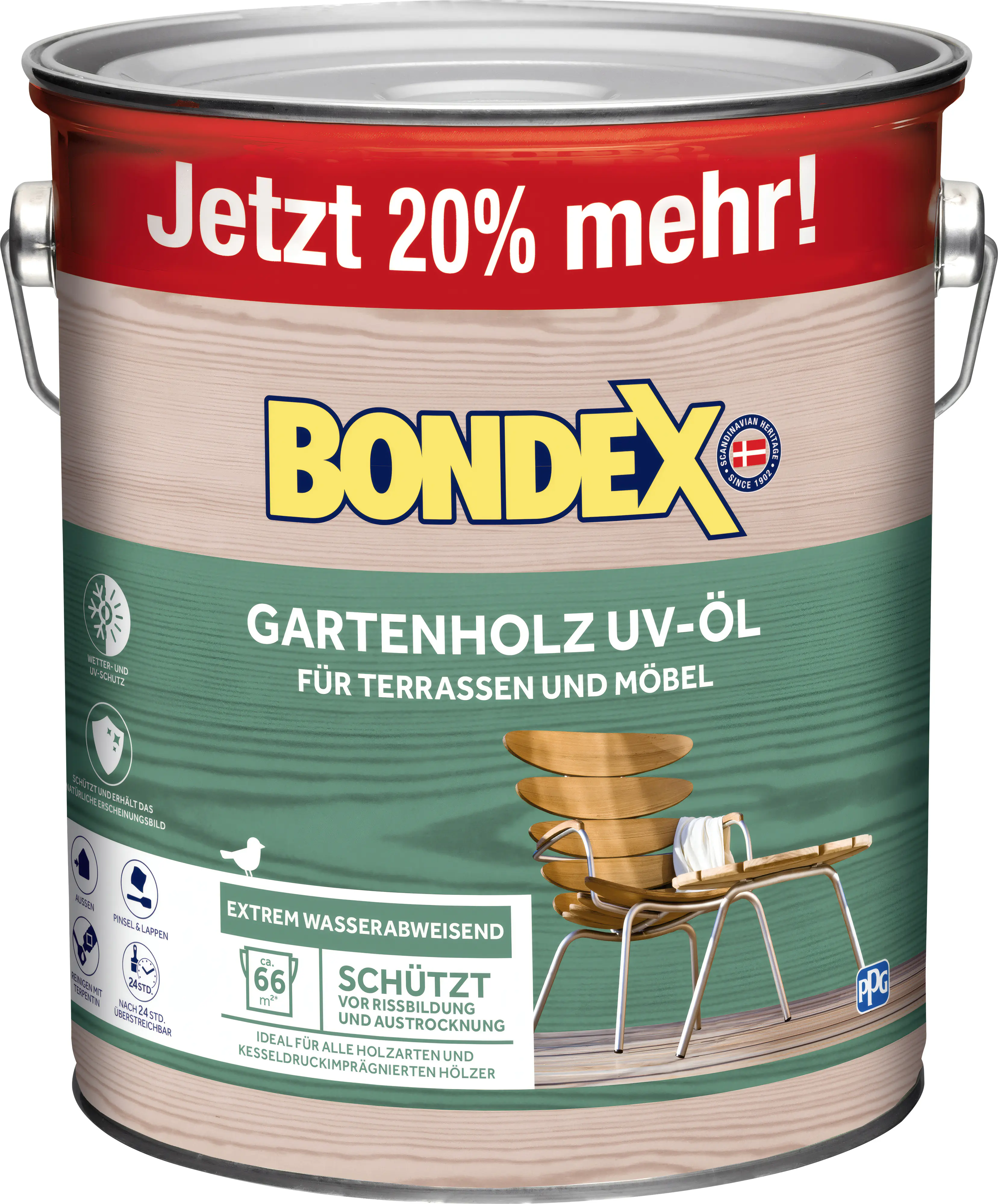 Bondex UV-Schutz-Öl Gartenholz UV-Öl 3 L farblos