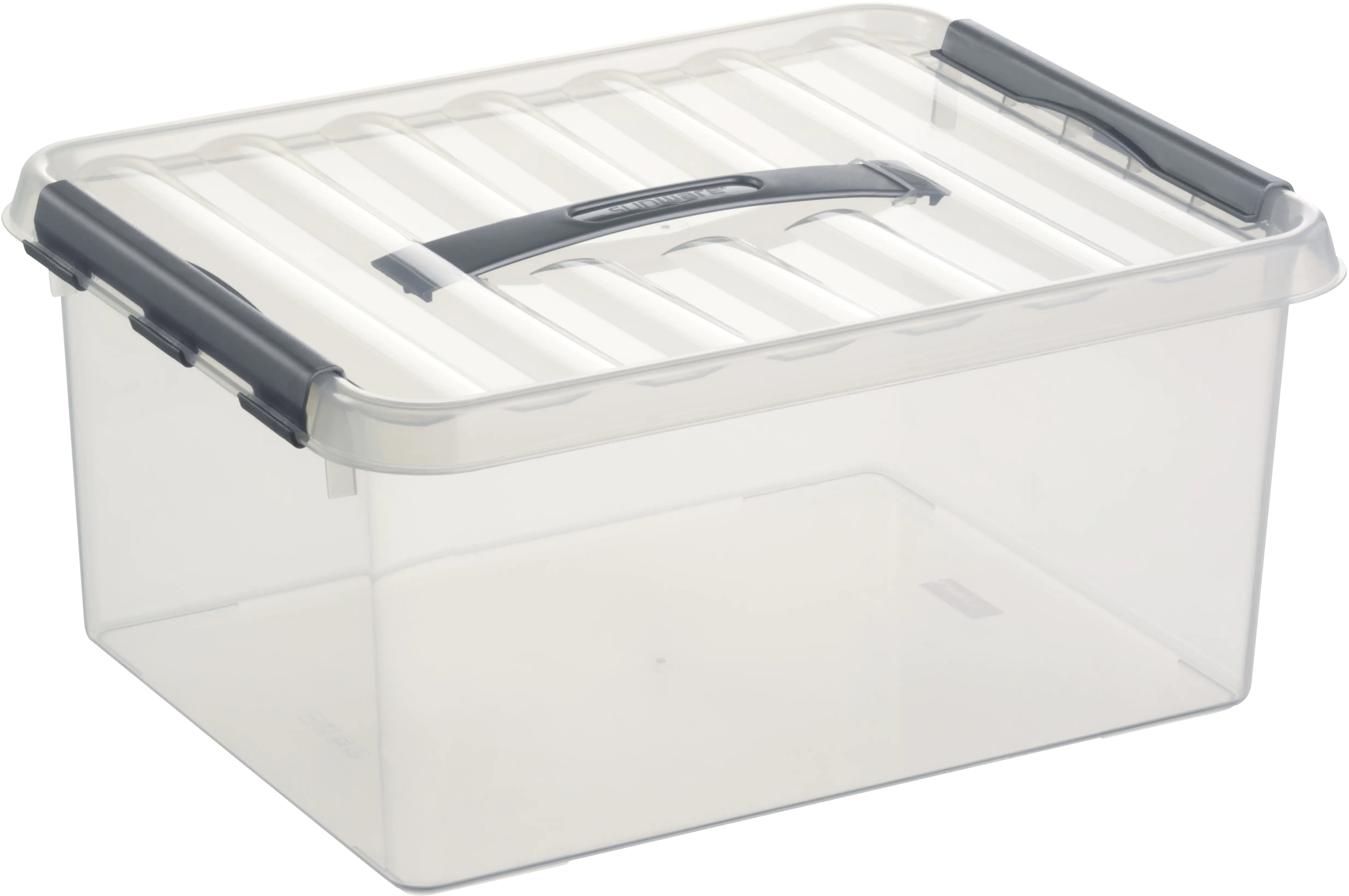 Sunware Aufbewahrungsbox Q-Line mit Deckel 40 x 30 cm 15 L transparent