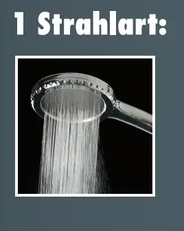 Primaster Handbrause Water Fun chrom mit Wasserspareinsatz