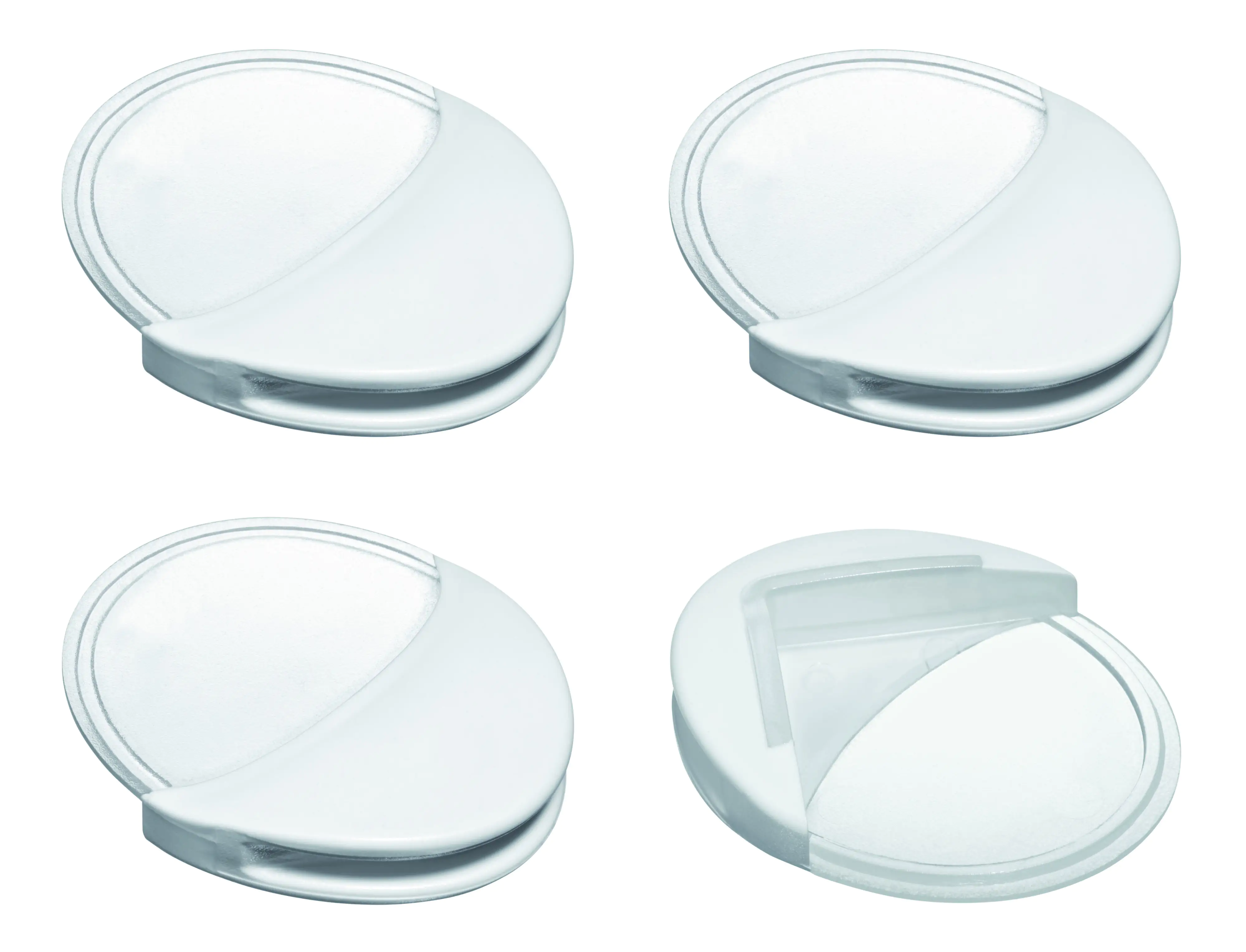 reer Eckenschutz weiß/transparent, 4 Stück