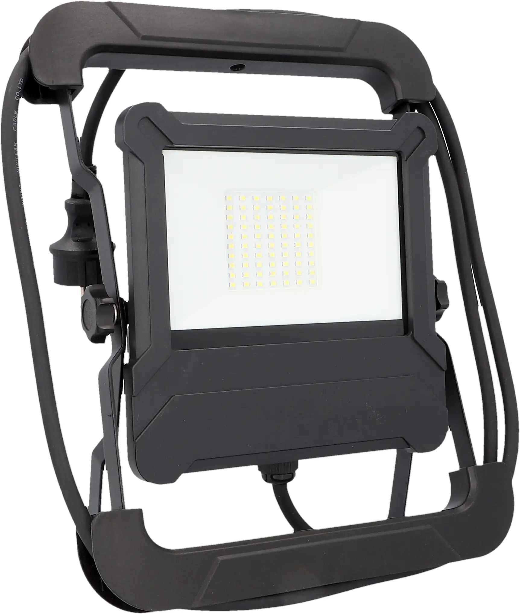 Unitec LED Arbeitsstrahler mit 2 Steckdosen 50 Watt, 4000 lm, 1,7m, tragbar