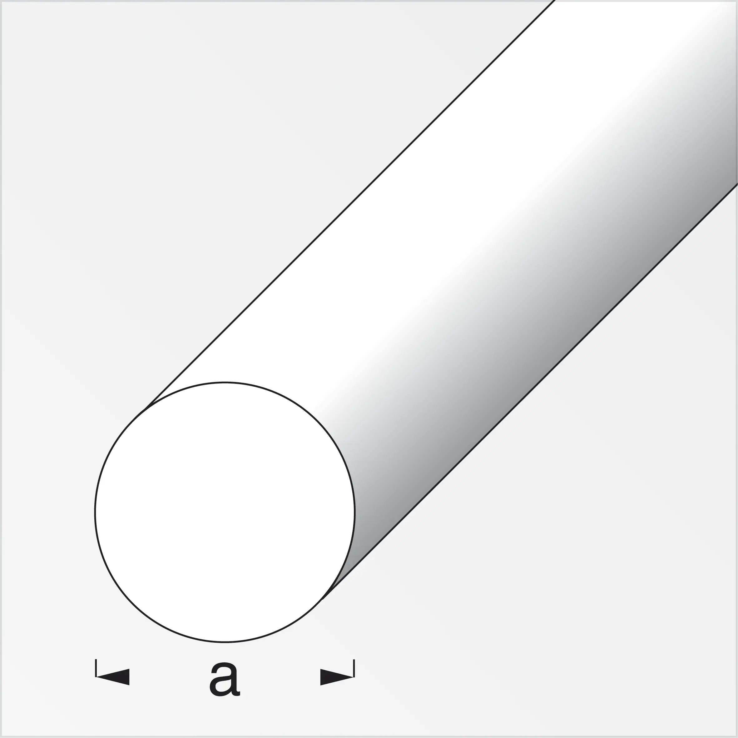 alfer Rundstange 1 m, Ø 2 mm Messing, roh messing