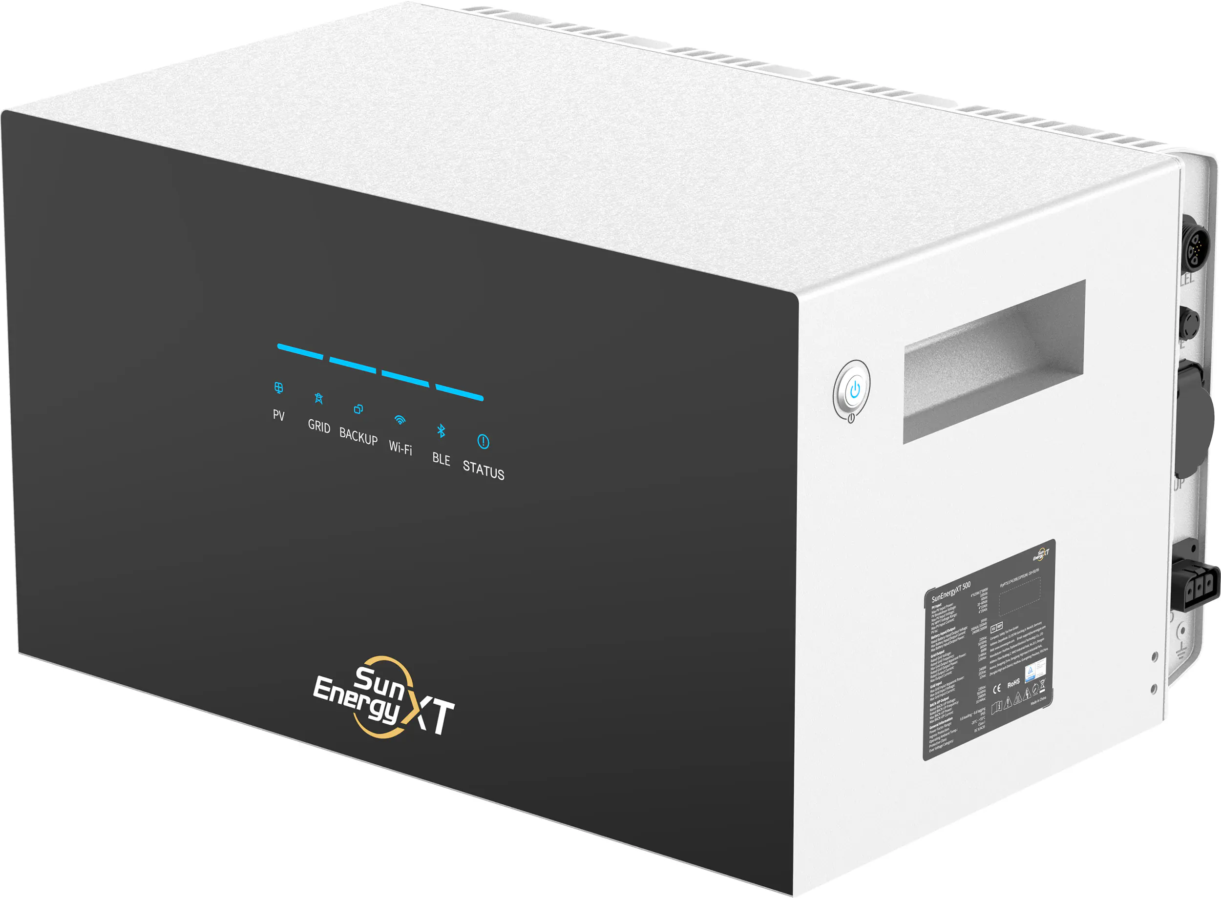 SunEnergyXT Balkonkraftwerkspeicher Kopfspeicher 500Pro 5024 Wh 2400 W bidirektionaler-Wechselrichter