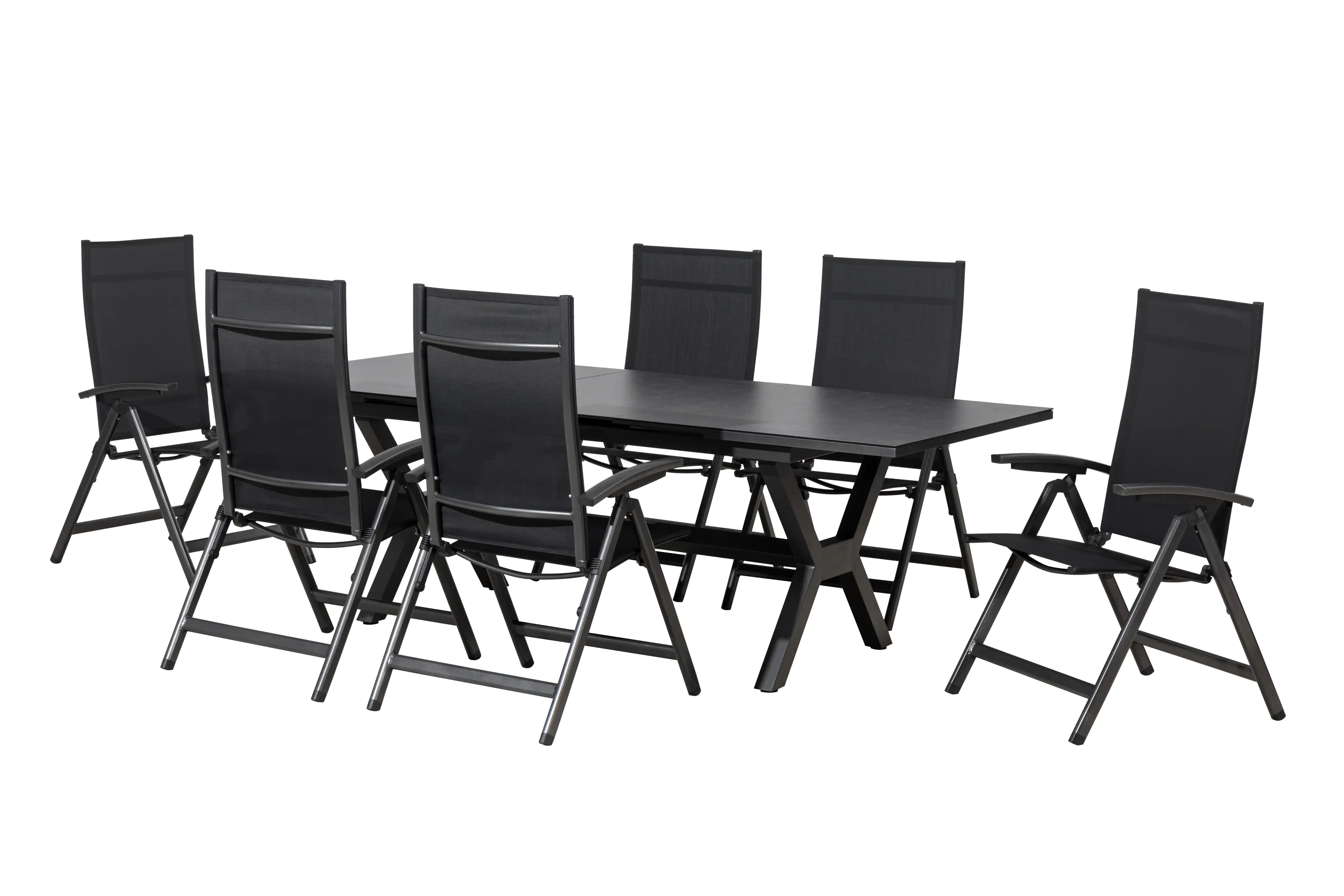 Primaster Klappsessel XXL Nobless schwarz