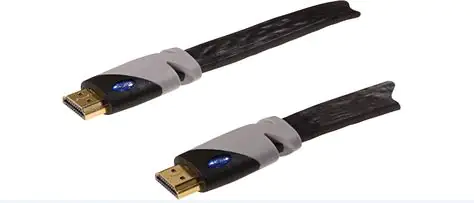 Schwaiger HDMI® Anschlusskabel HDMF15 533 flach schwarz, 1,5m, 2x HDMI