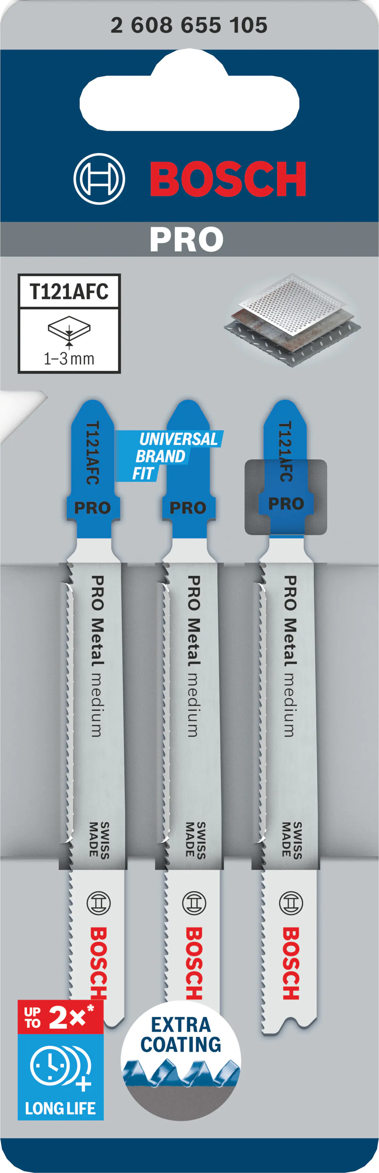 Bosch PRO Stichsägeblatt T121AFC 92 mm
