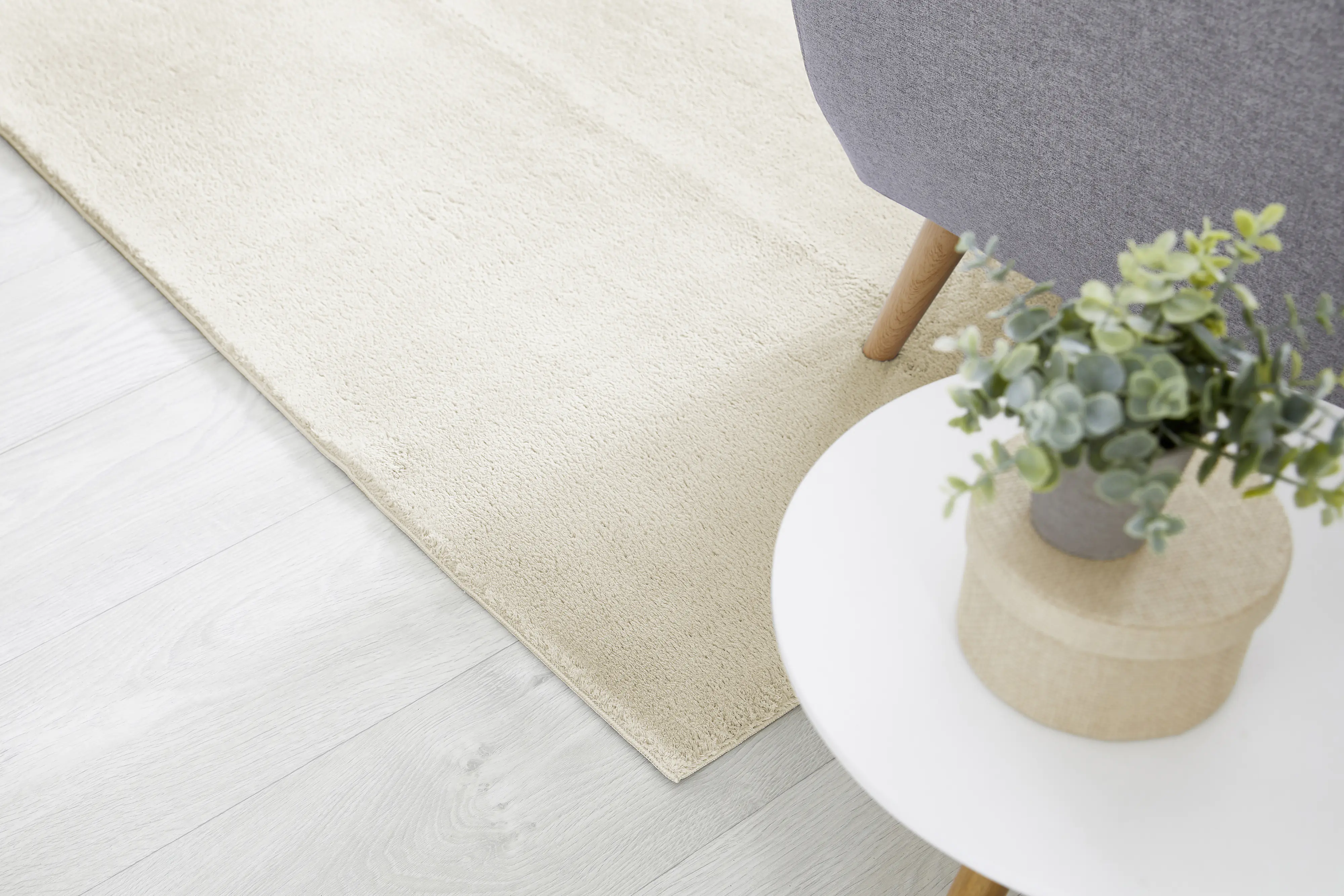 Flachwebteppich Bartolo 160 x 230 cm creme