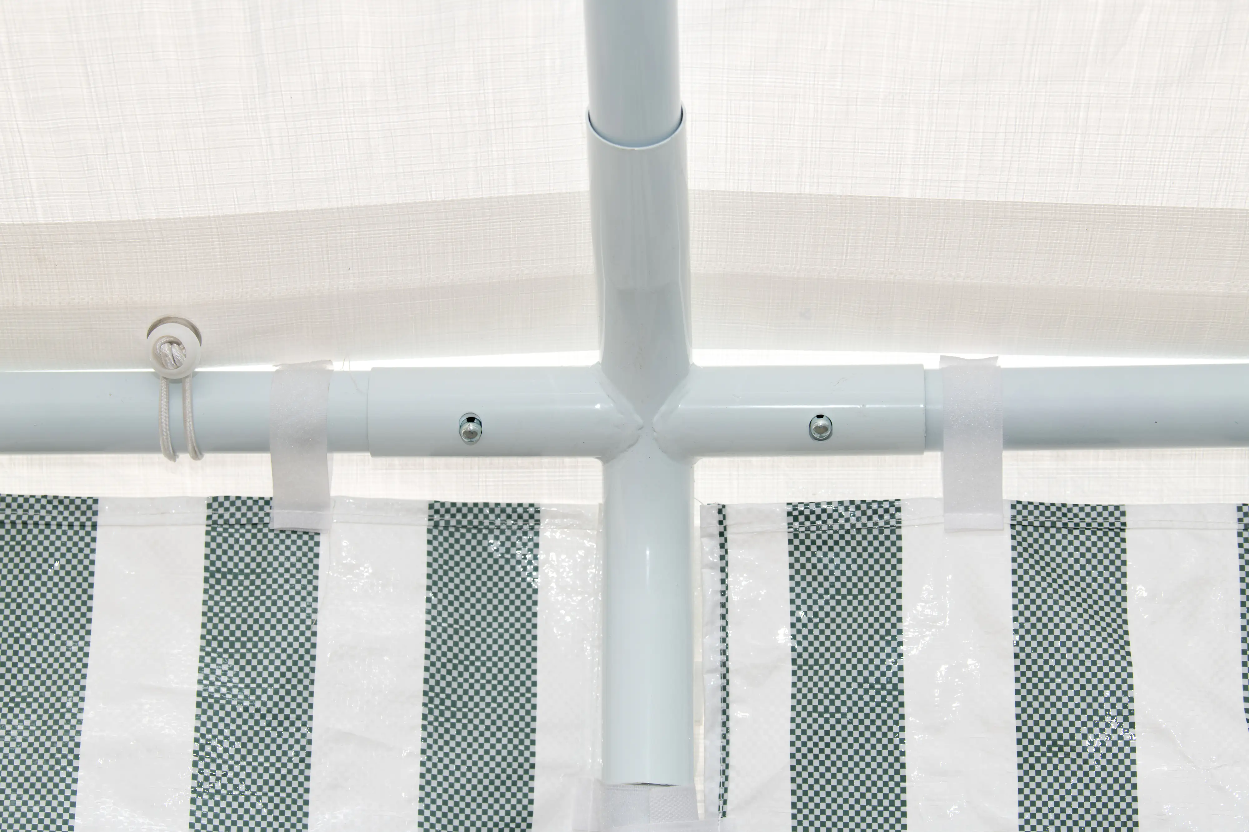 TrendLine Großraumzelt 400 x 800 cm grün-weiß