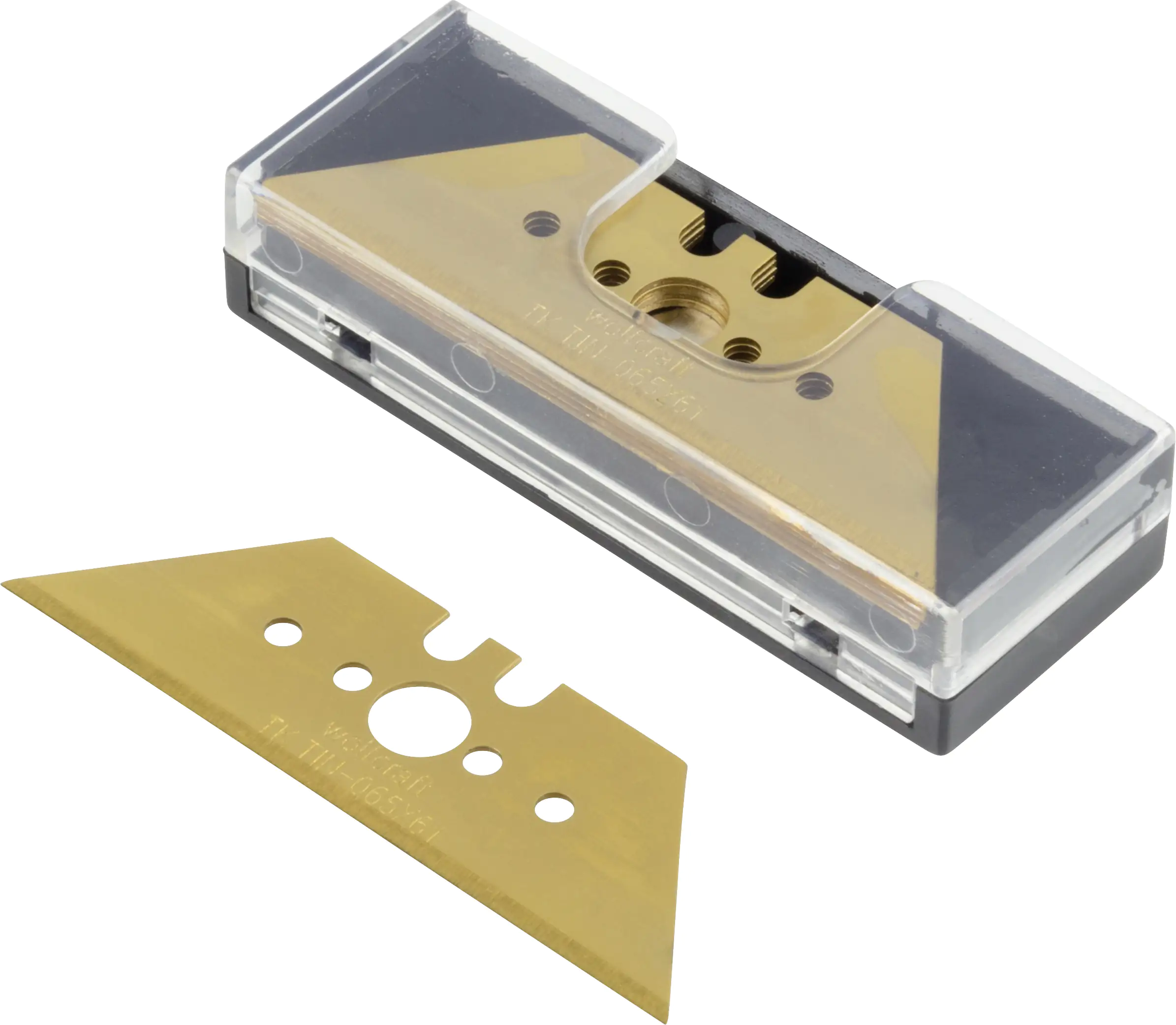 Wolfcraft Trapezklingen Profi - 5 Stück TiN beschichtet