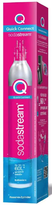 Sodastream Reservezylinder Quick Connect Zylinder 425 g Kohlensäure