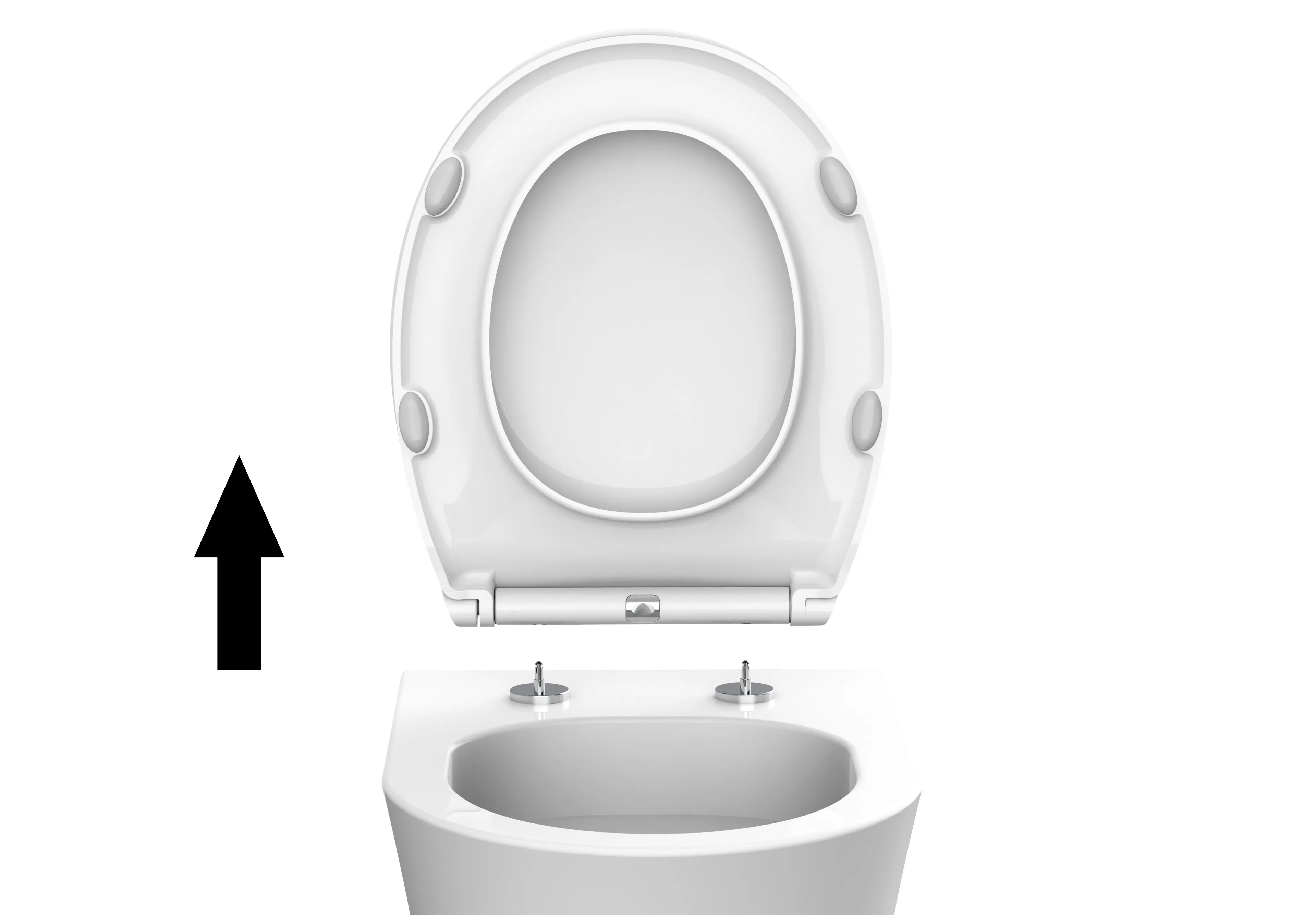 Primaster WC-Sitz mit Absenkautomatik New York weiß